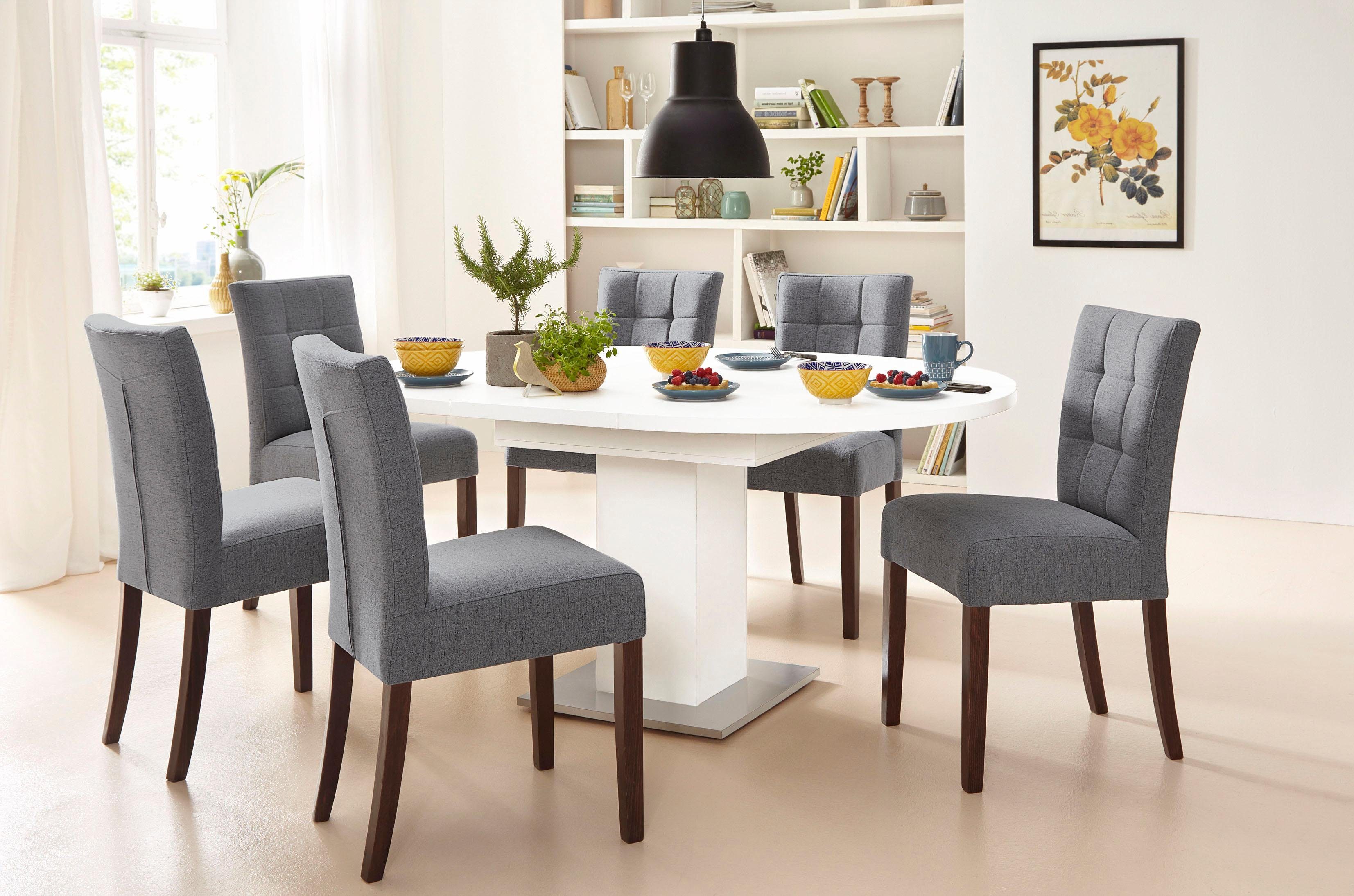 Home affaire Stoel met 4 poten TALIA (set, 2 stuks)
