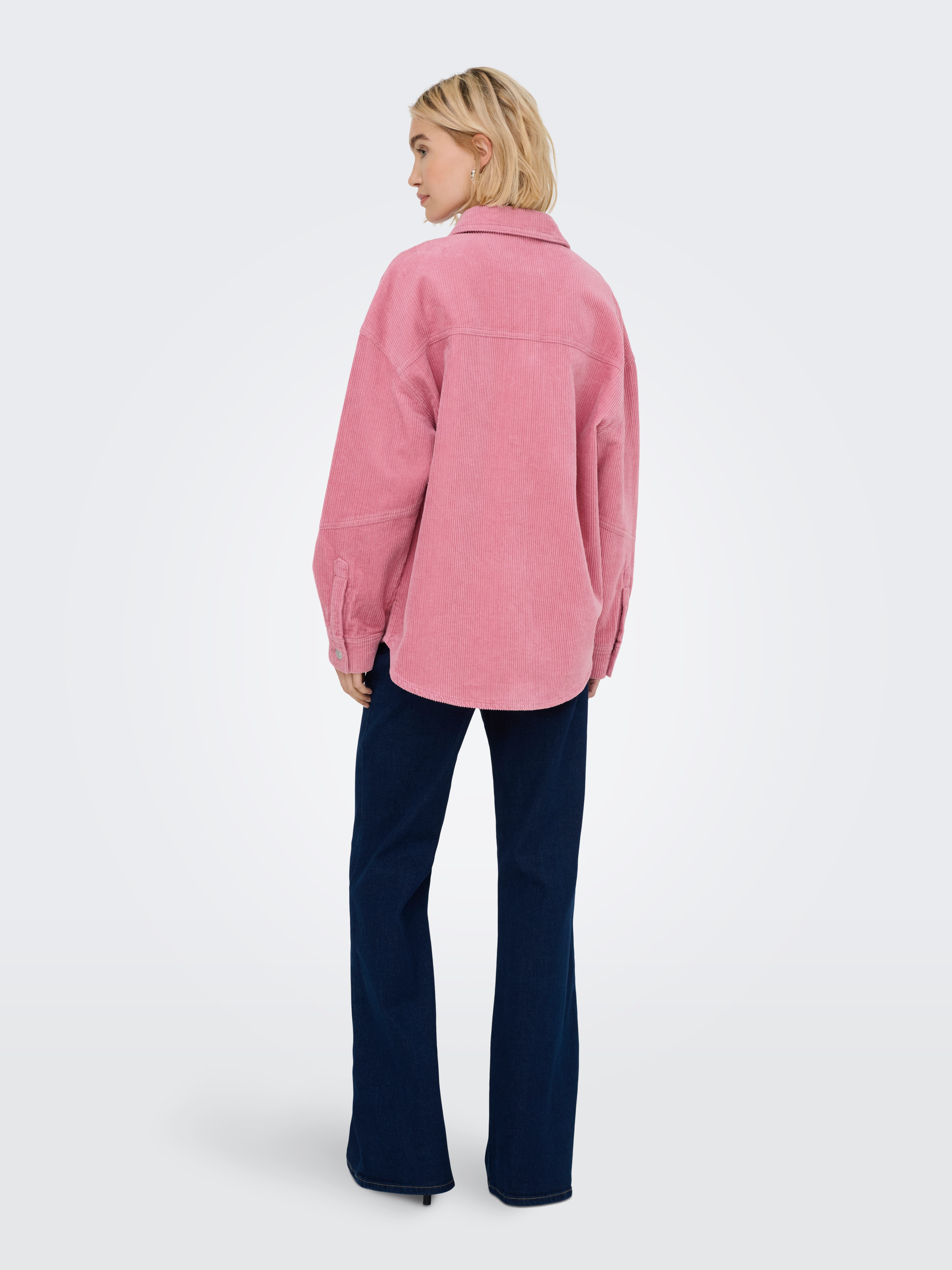 Only Overhemdblouse ONLTIGGY L/S CORD SHACKET PNT