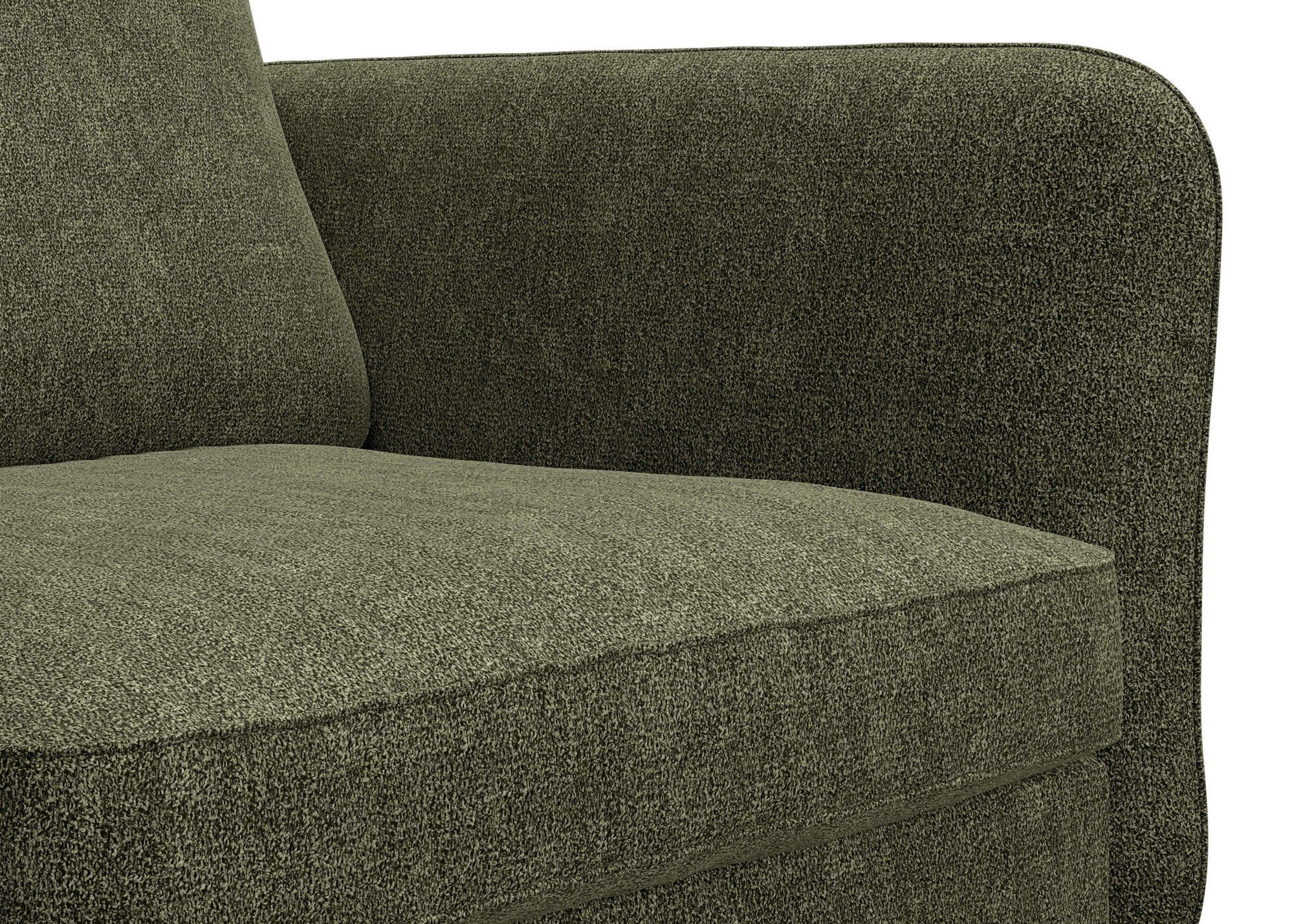 INOSIGN Fauteuil Ikano Massief houten constructie, zigzag vering in de zitting