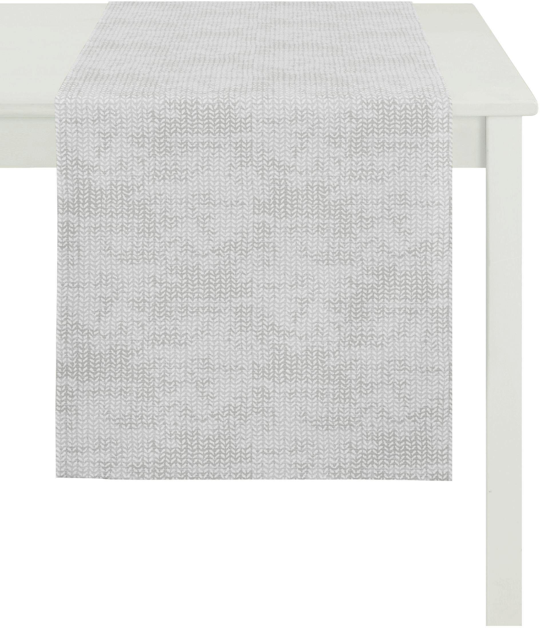 APELT Tafelloper 2914 Loft Style (1 stuk) tafelkleden maat 48x140 cm zilver(kleur)