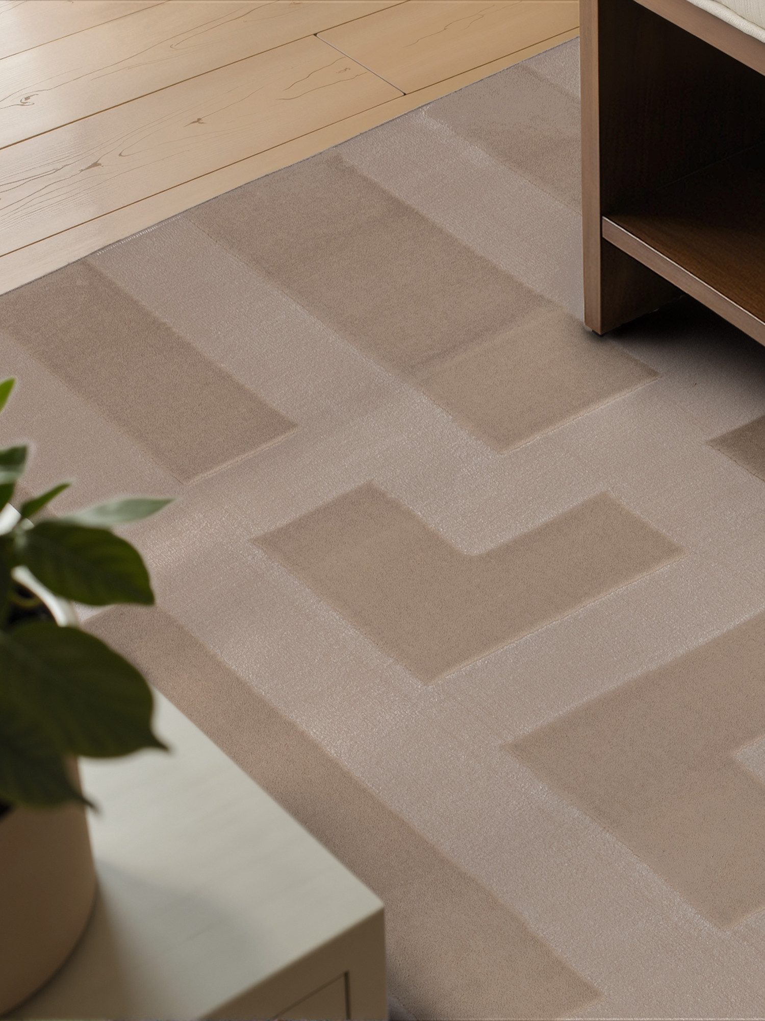 ELLE DECORATION Design-vloerkleed Onyx Woonkamer, slaapkamer, loper, hoog-laag effect, gang, glans