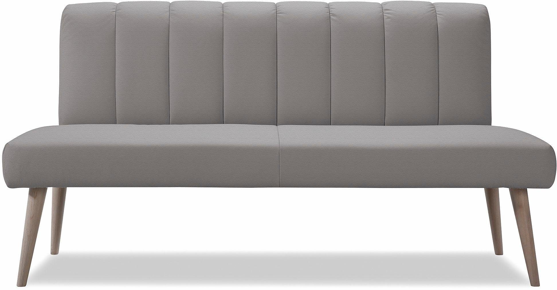 exxpo - sofa fashion Zitbank Costa, moderne rugstikking, comfortabel en elegant, hoge houten voet