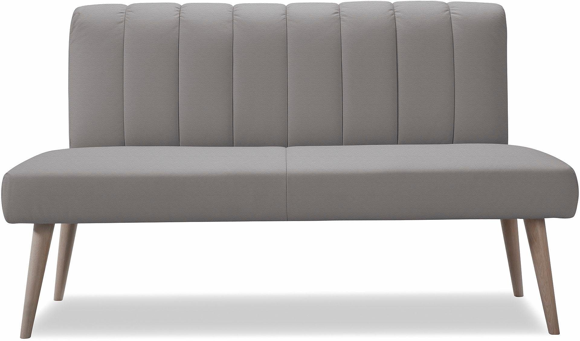 exxpo - sofa fashion Zitbank Costa, moderne rugstikking, comfortabel en elegant, hoge houten voet