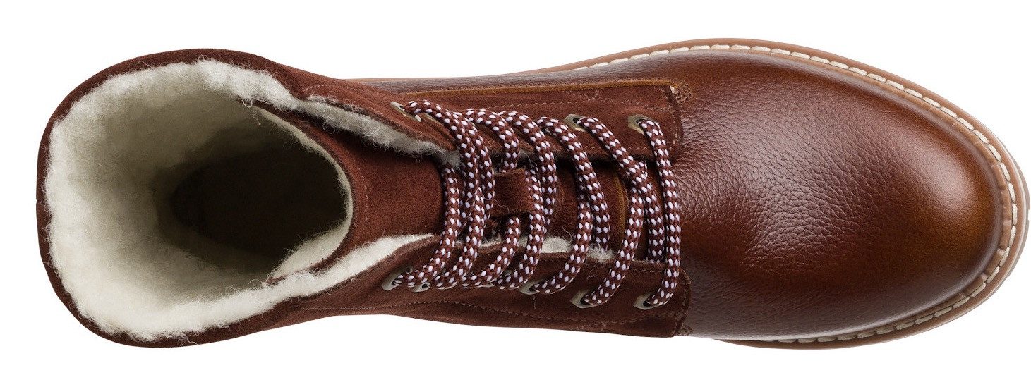 Tamaris Winterlaarzen hakken, winter-enkellaars, outdoorschoen met duo tex-uitrusting