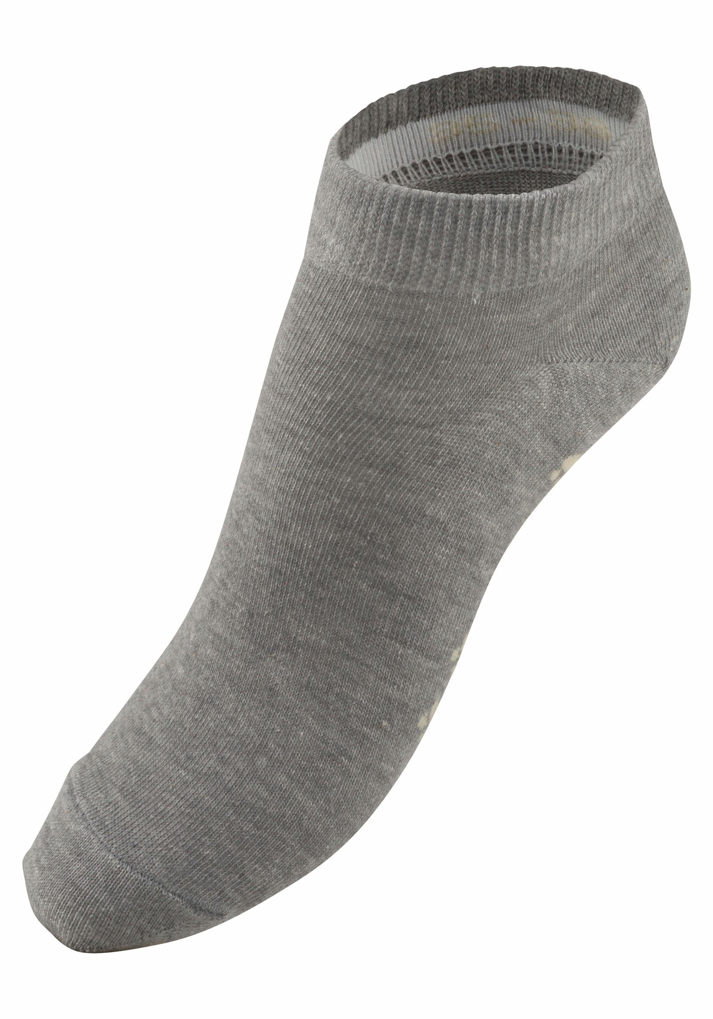 Arizona Sneakersokken met leuk potendesign onder de zool (set, 5 paar)