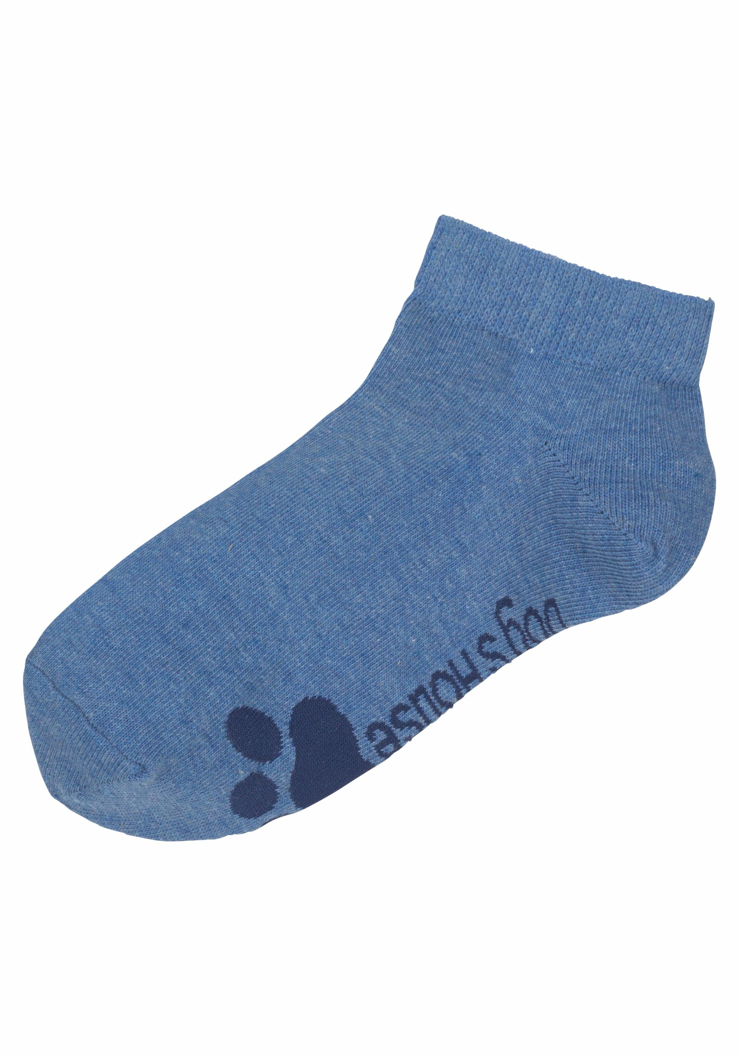 Arizona Sneakersokken met leuk potendesign onder de zool (set, 5 paar)