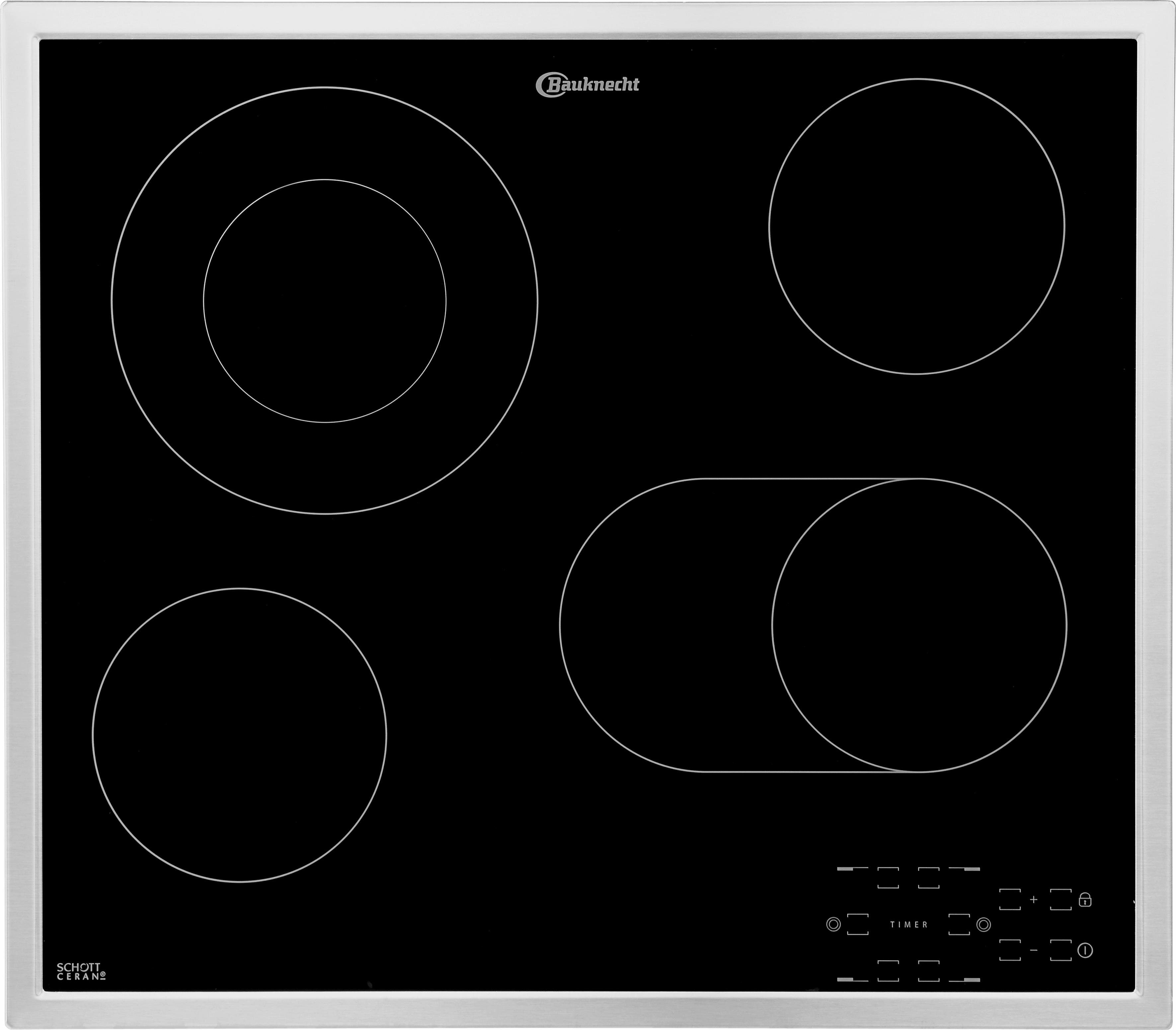 BAUKNECHT Elektrische kookplaat van SCHOTT CERAN® CTAR 9642 IN met touchcontrol-bediening