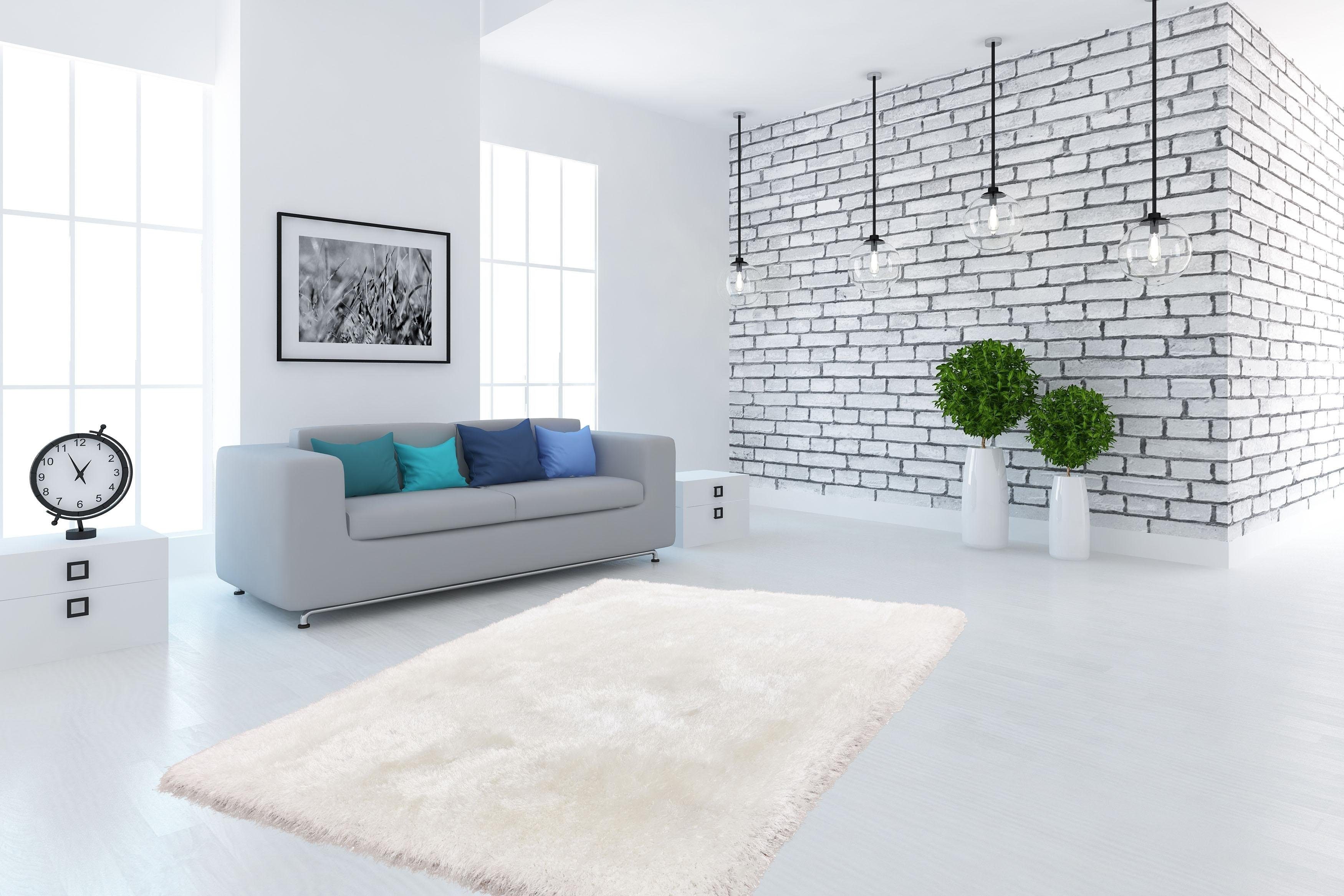 Kayoom Hoogpolig vloerkleed Cosy Bijzonder zachte microvezel, dichte hoogwaardige lange pool, woonkamer