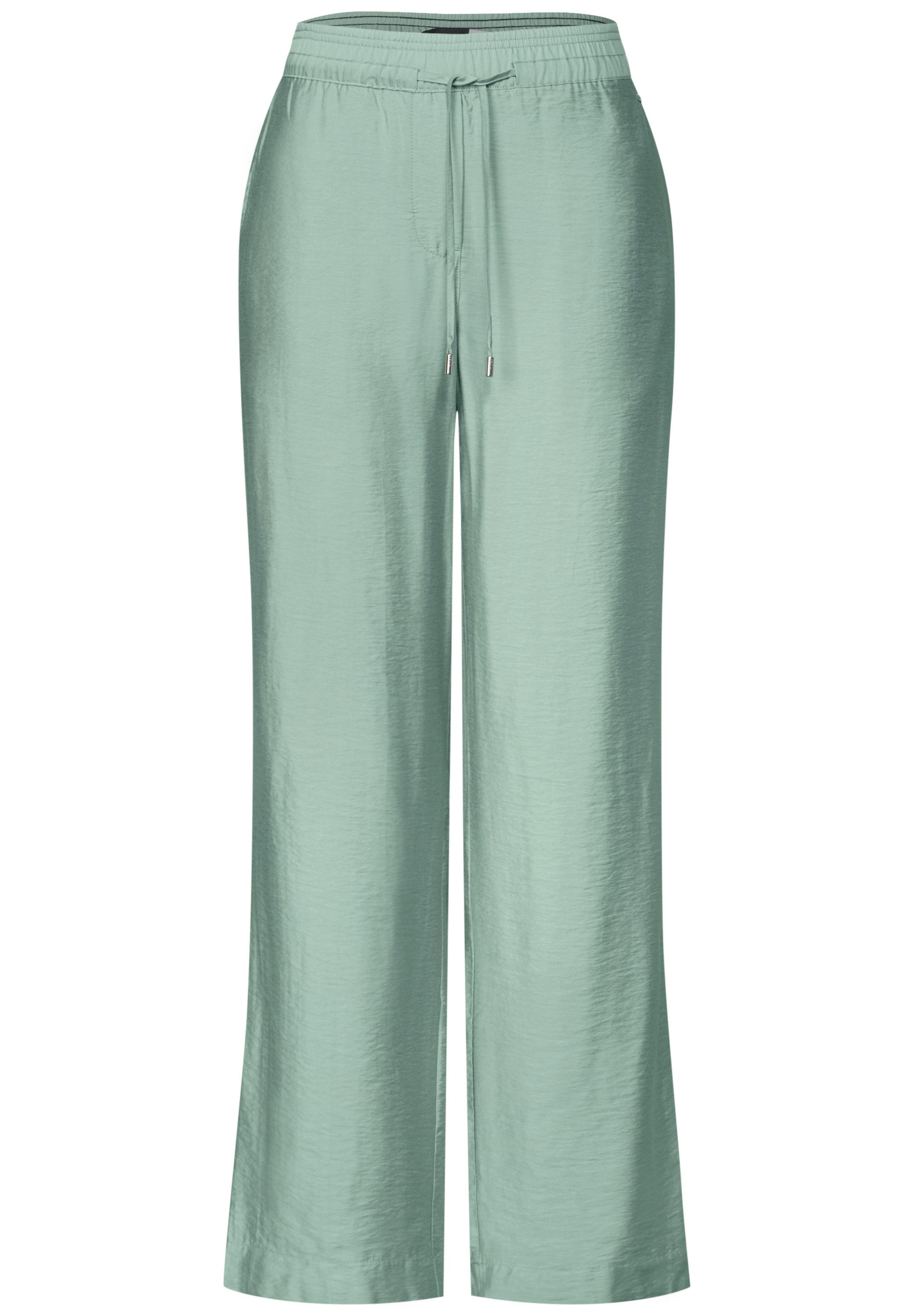 Cecil Stoffen broek Style Neele elastische band met rijgkoord