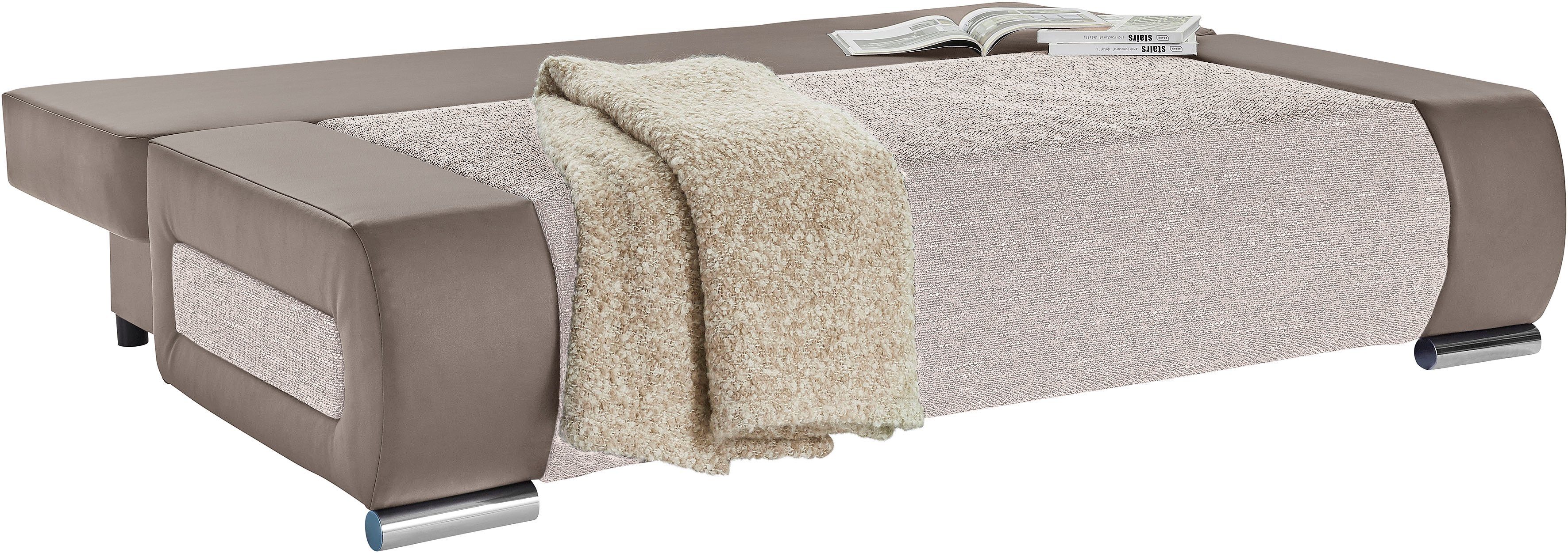COLLECTION AB Slaapbank Moritz met slaapbank functie en bedbox, comfortabele binnenvering