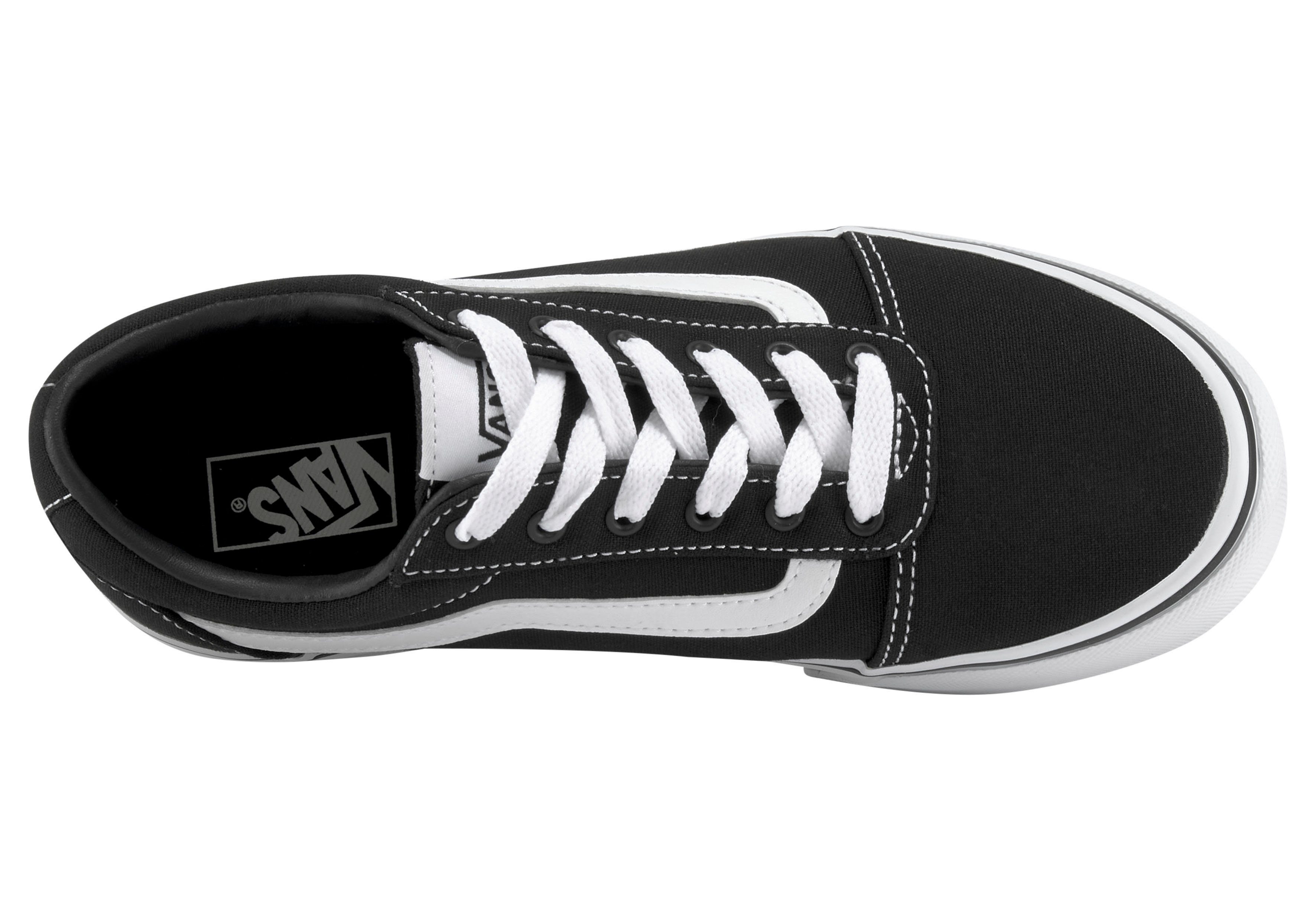 Vans Plateausneakers Ward Platform van textielen canvasmateriaal