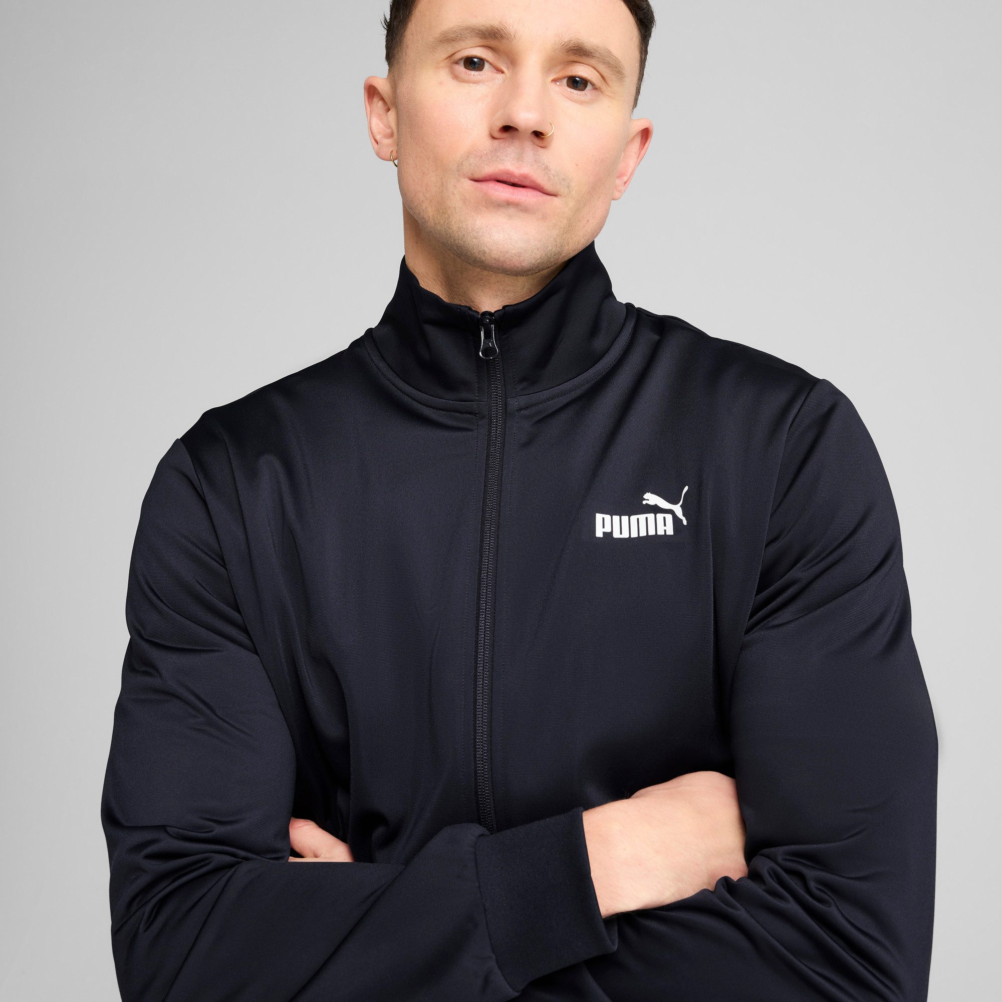 PUMA Trainingspak ESS POLY SUIT CL Sportoutfit in casual stijl (2-delig)