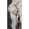 boenninghoff olieverfschilderij met de hand gemaakt, elephant (1 stuk) bruin