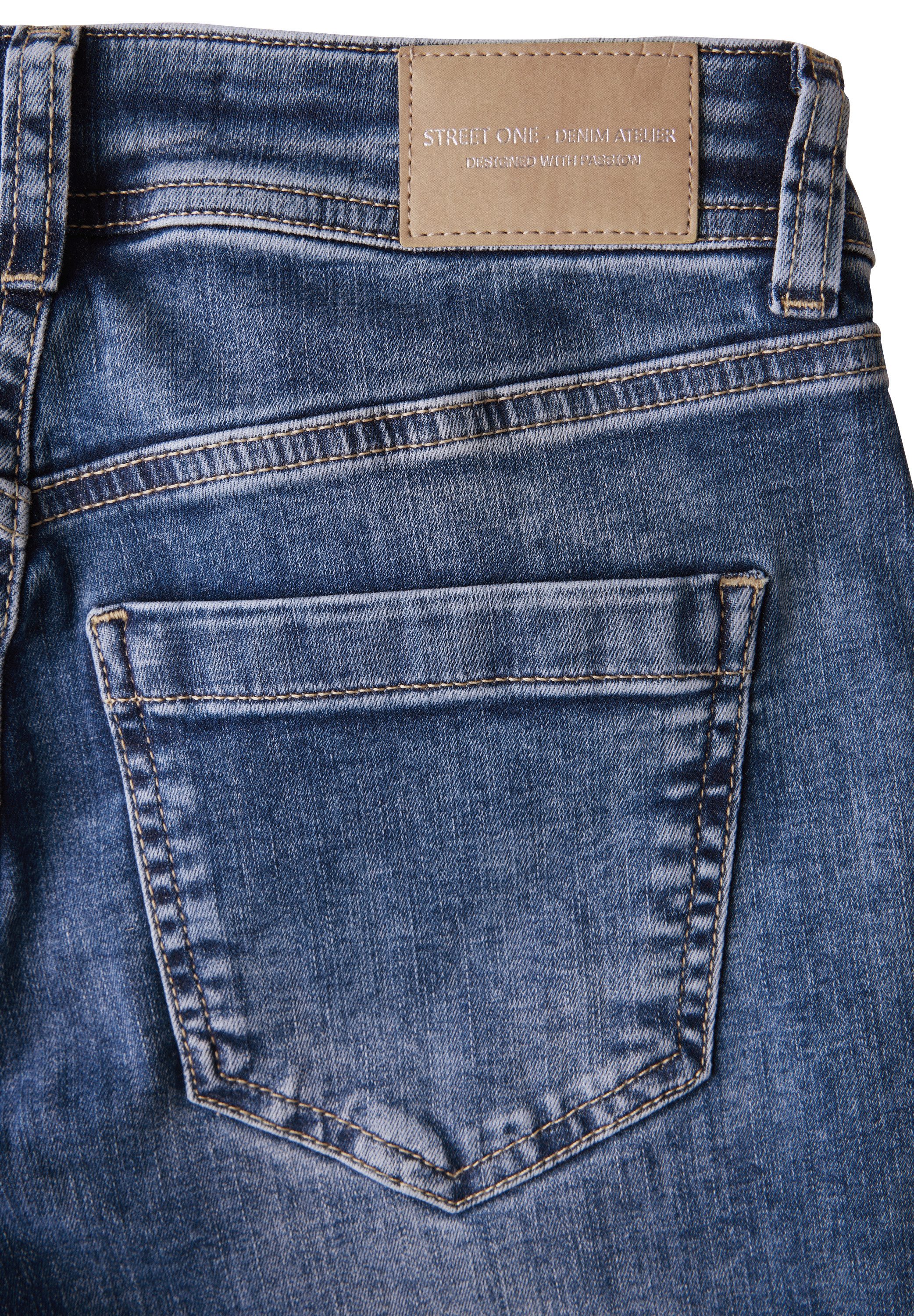 STREET ONE Slim fit jeans Style Jane in 5-pocketsstijl