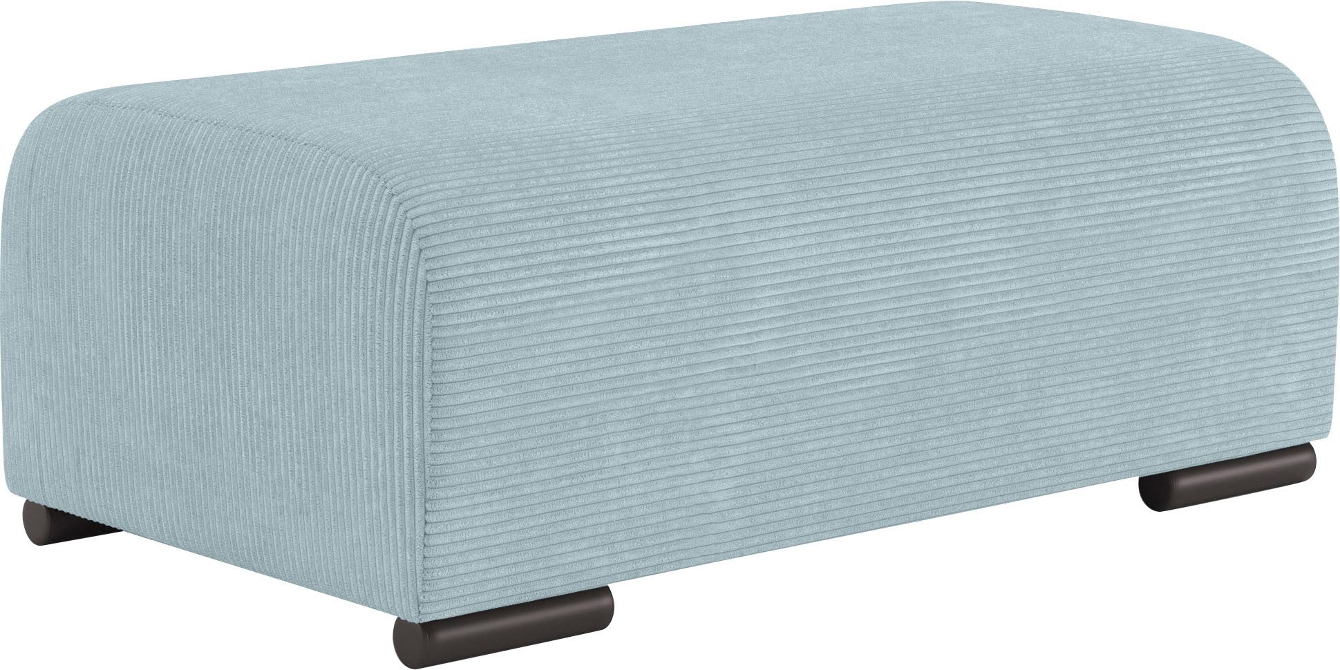 Mr. Couch Hockerbank Sundance met comfortabele boxspring-pocketveringkern, passend bij het garnituur hockers blauw