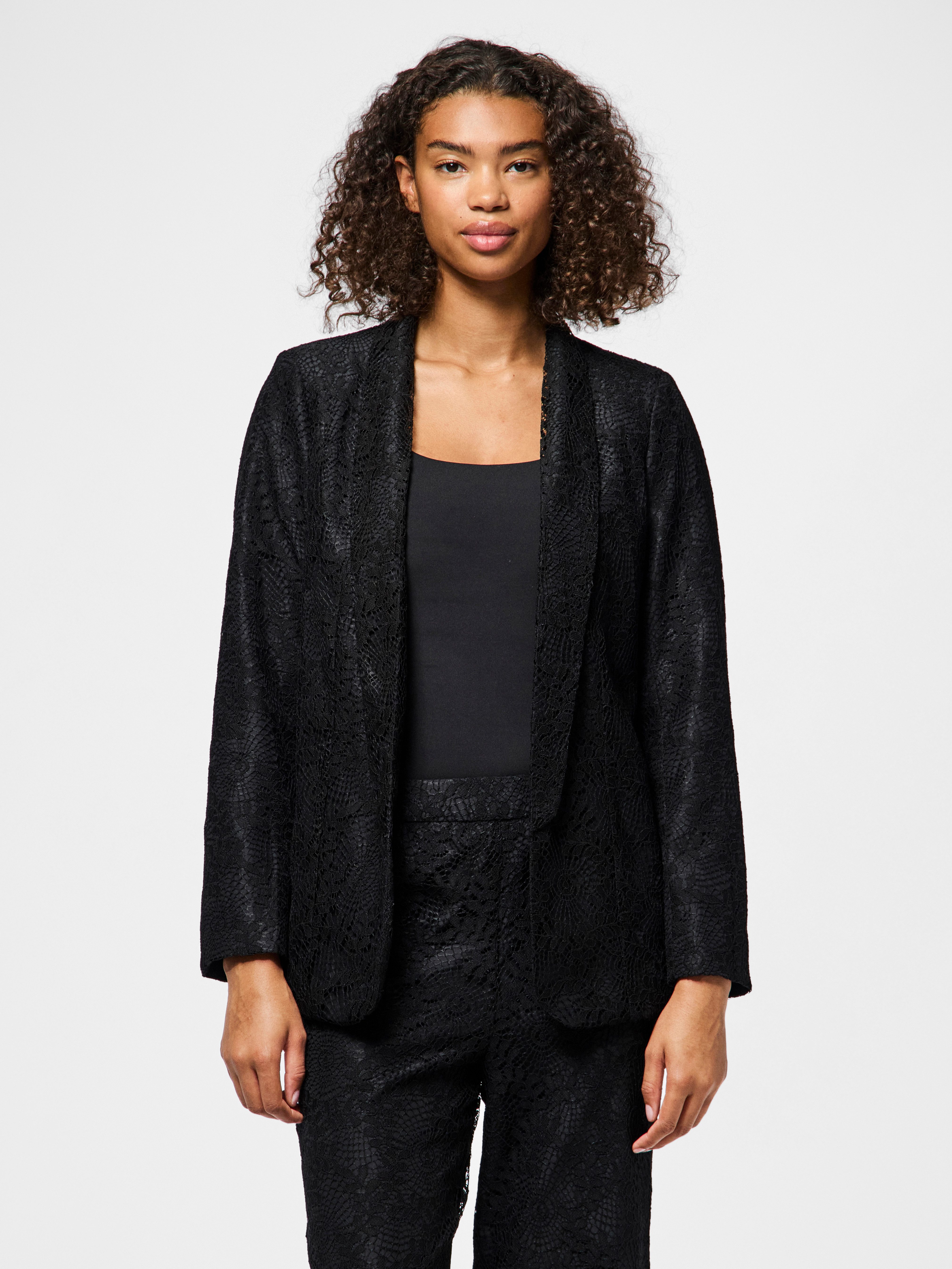 pieces Lange blazer PCBOSULLA LACE BLAZER