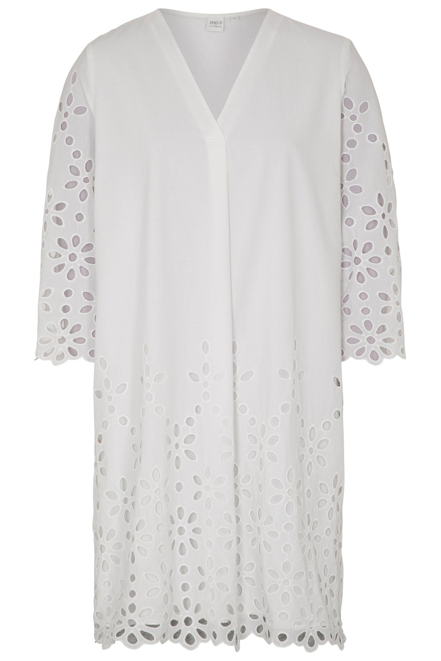 Eterna Kanten jurk Loose fit