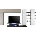 wandmeubel in 4-delige set breedte 342 cm beige wandmeubel in 4-delige set breedte 342 cm beige