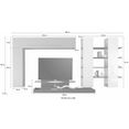 wandmeubel in 4-delige set breedte 342 cm beige wandmeubel in 4-delige set breedte 342 cm beige