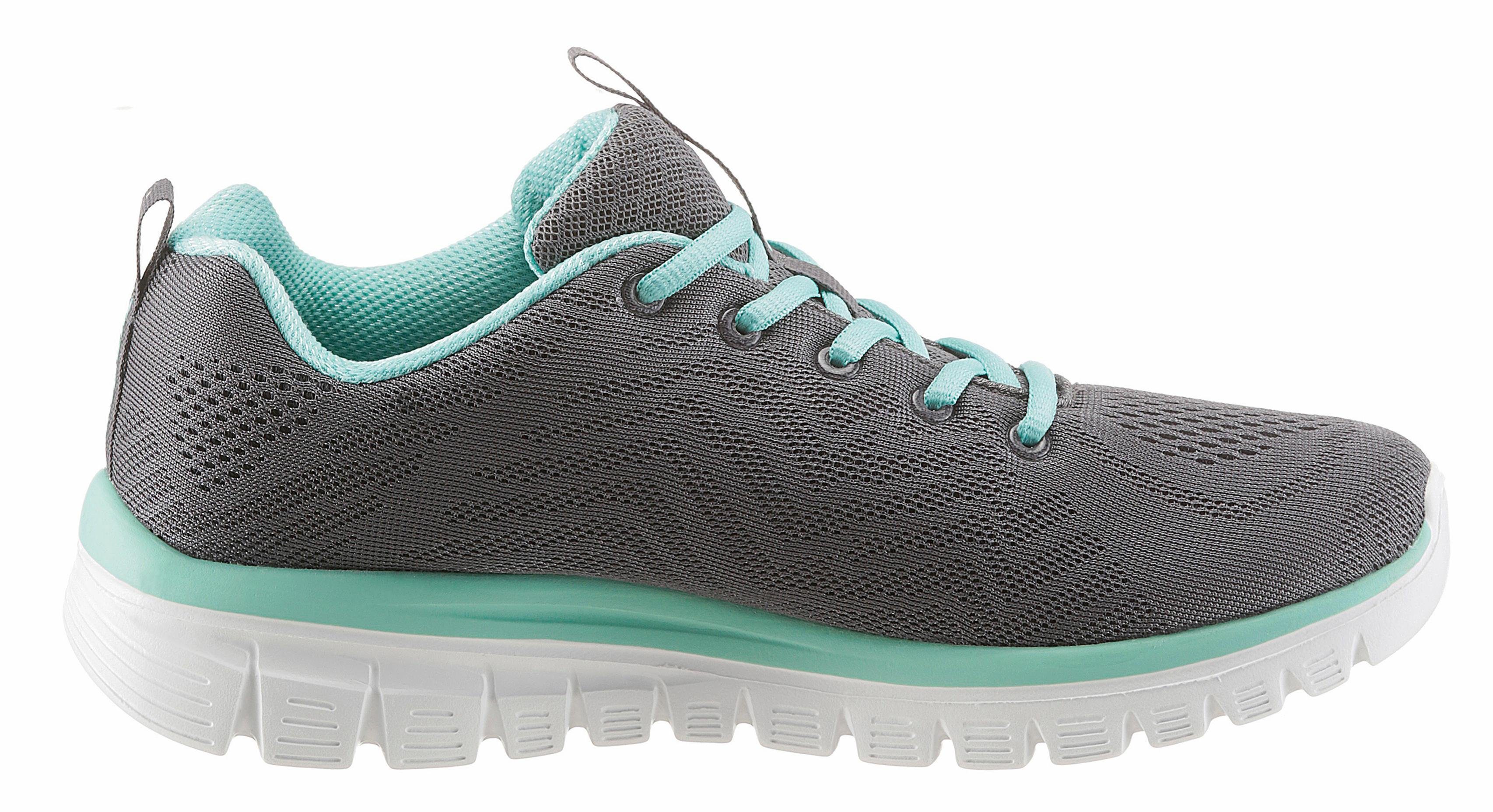 Skechers Sneakers Graceful - Get Connected Vrijetijdsschoen, lage schoen, veterschoen met memory foam