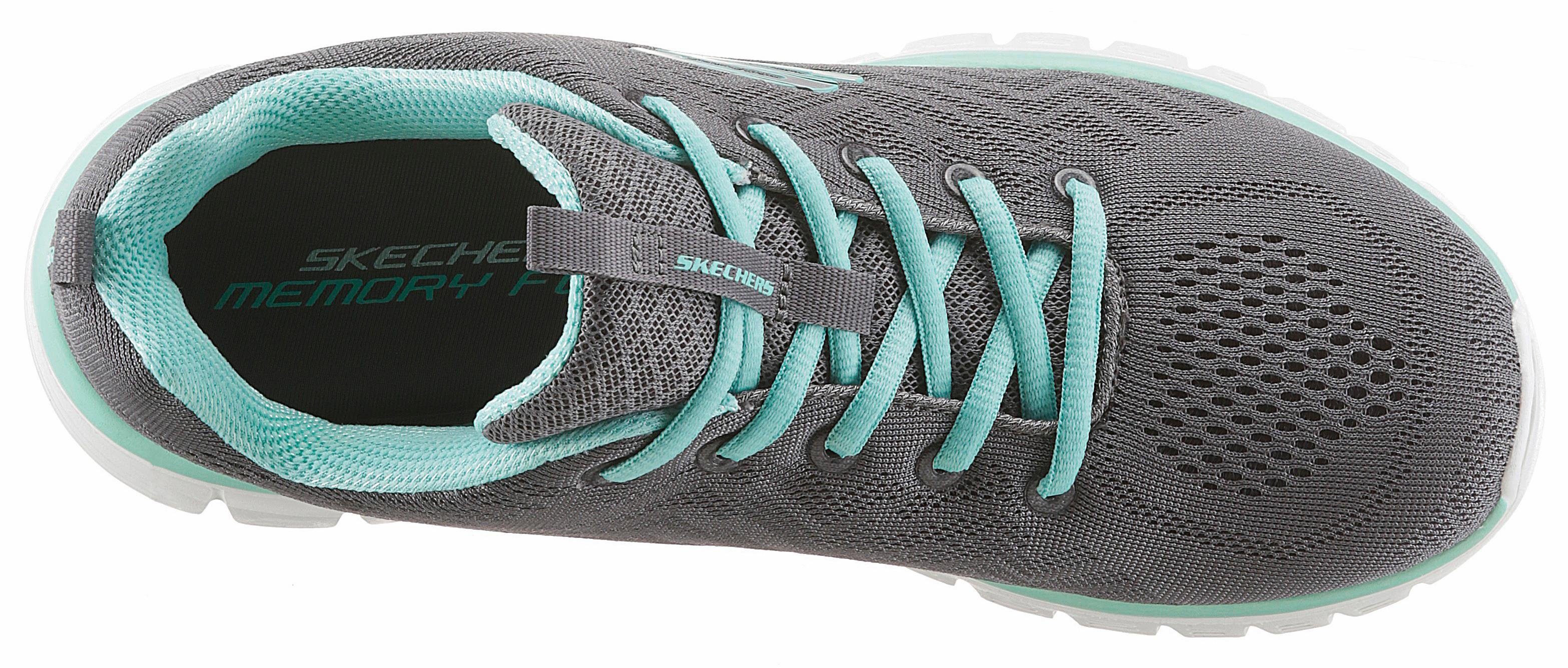 Skechers Sneakers Graceful - Get Connected Vrijetijdsschoen, lage schoen, veterschoen met memory foam