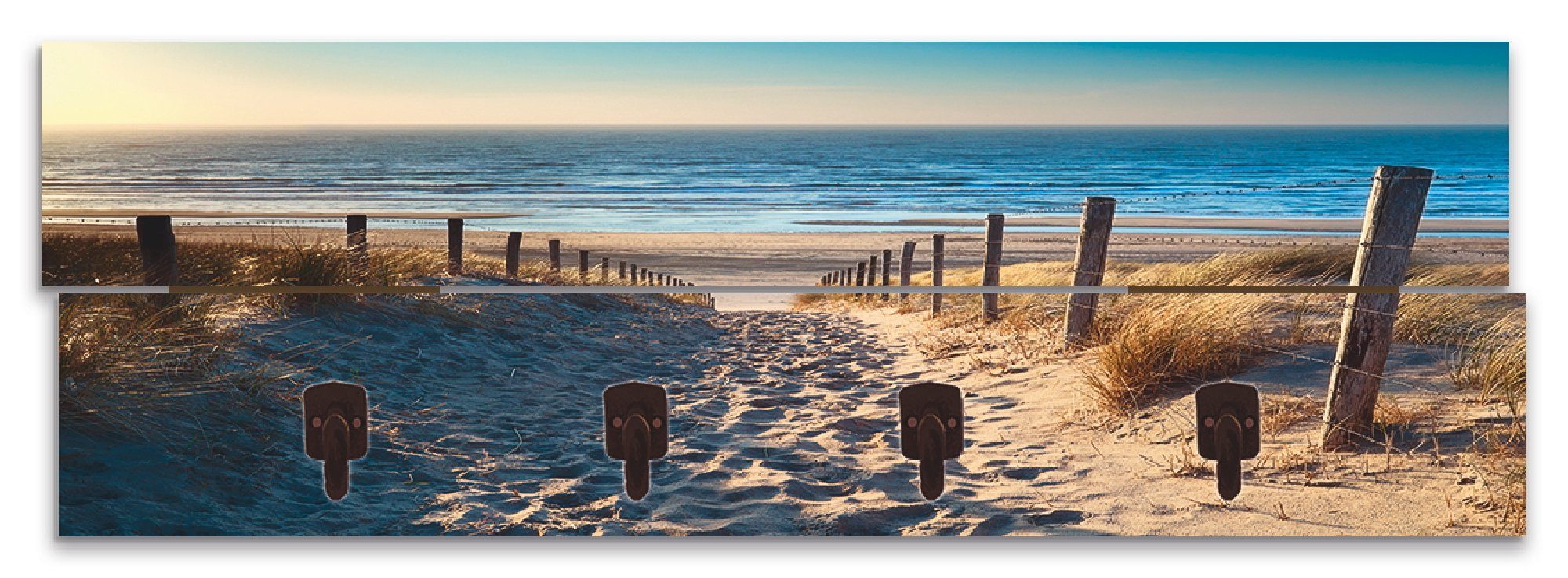 Artland Kapstok Weg naar het Noordzeestrand zonsondergang