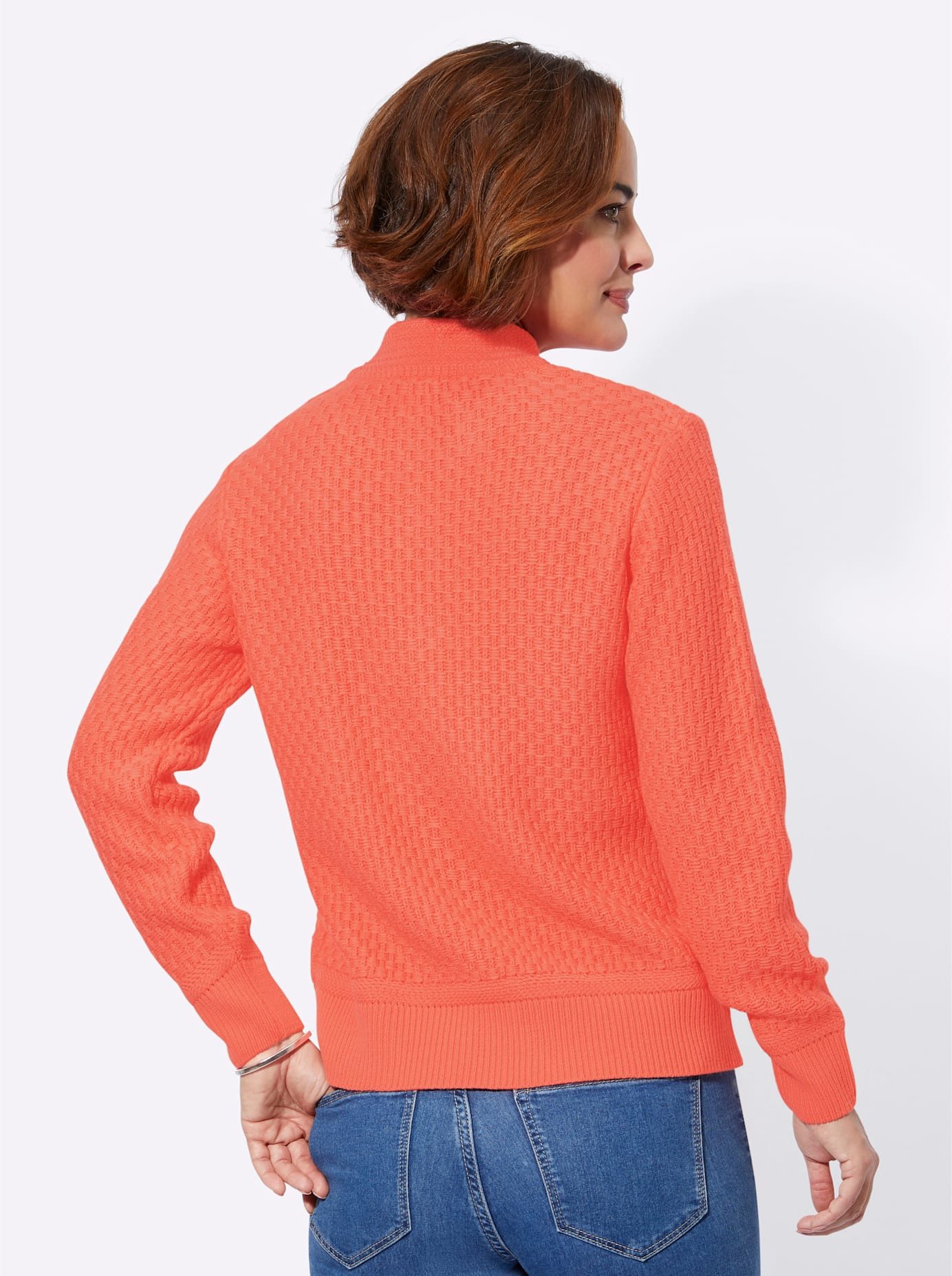 Classic Basics Trui met staande kraag Trui