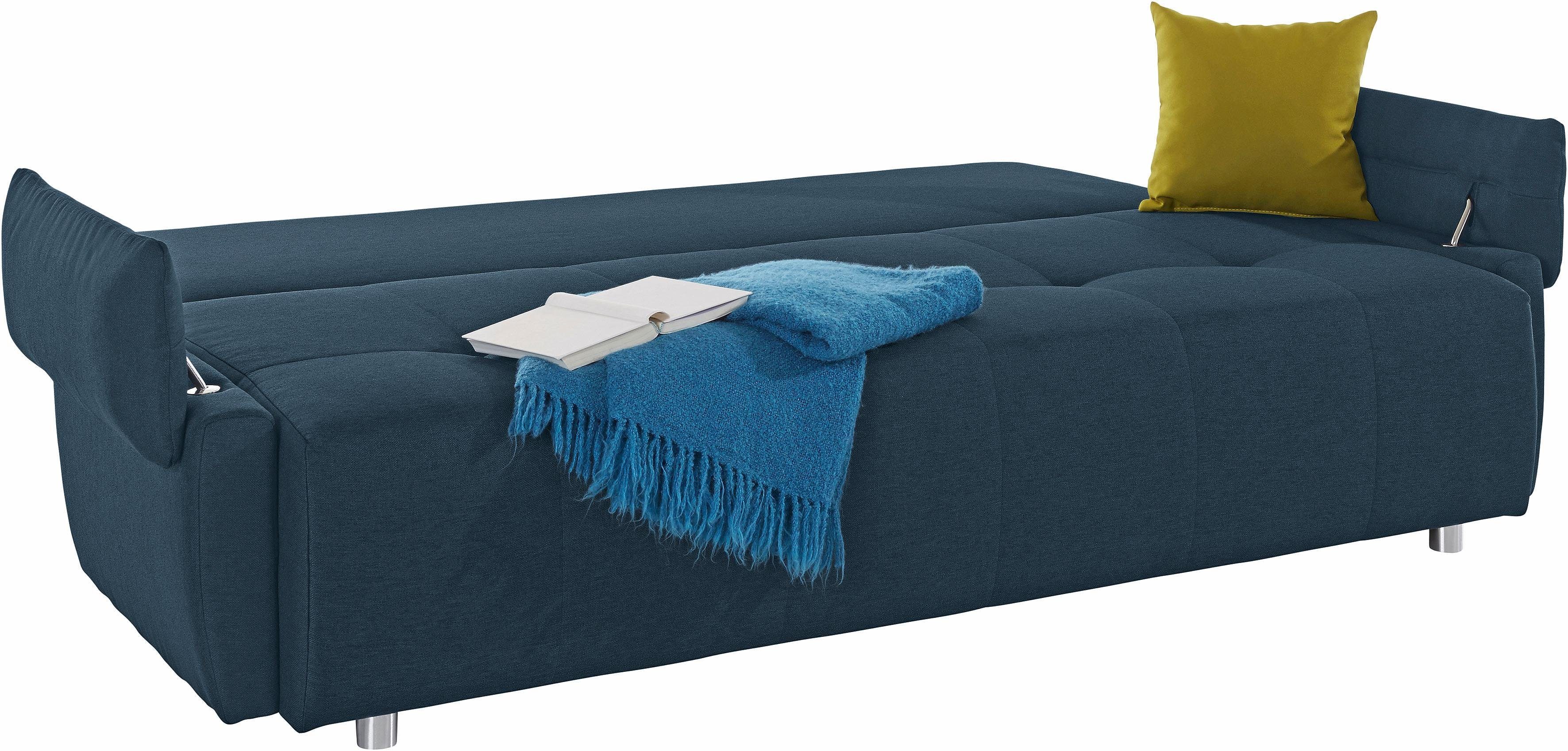 COLLECTION AB Slaapbank Funtastic met binnenvering, slaapfunctie, inclusief 2 rugkussens en 1 sierkussen