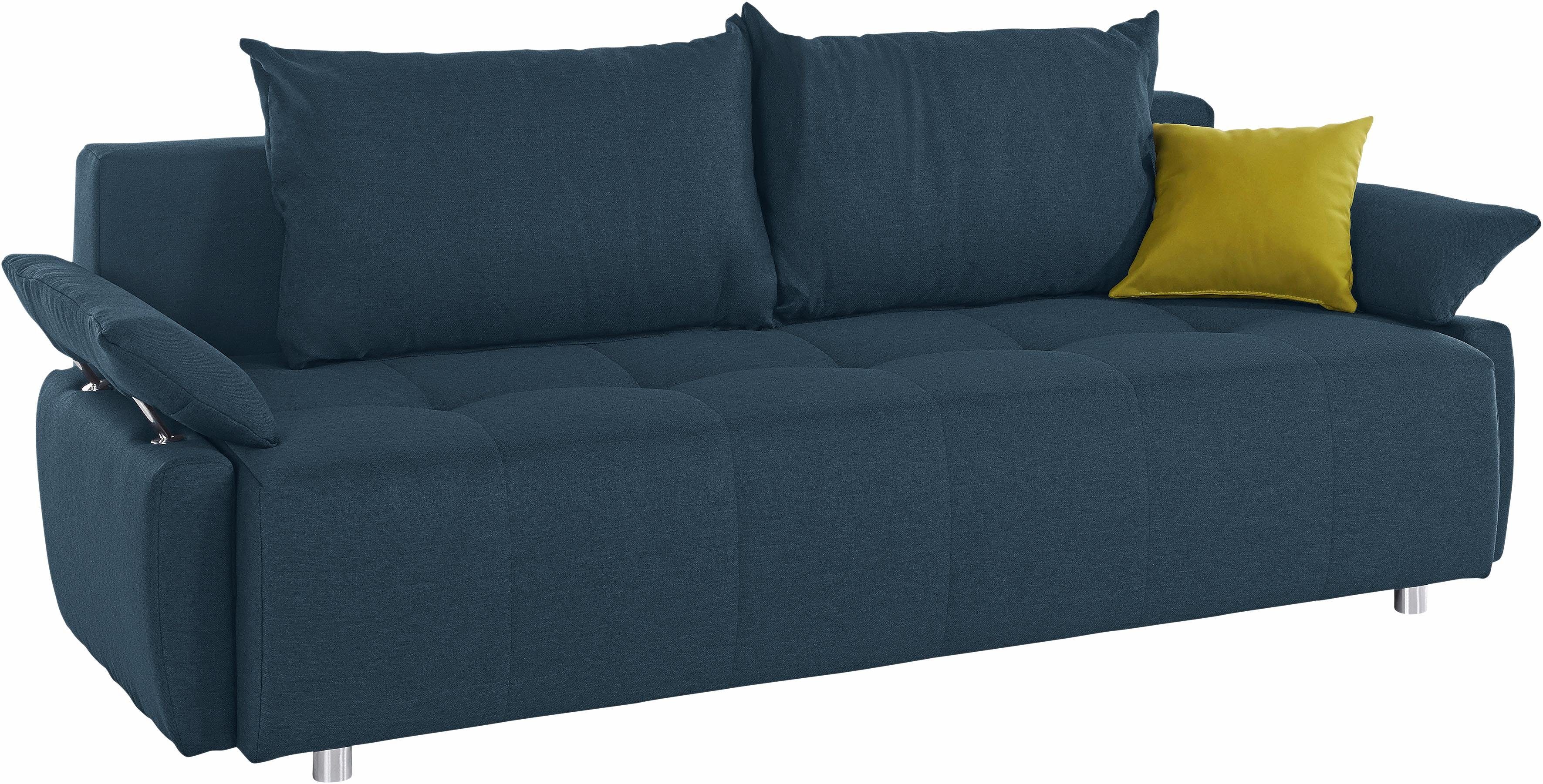 COLLECTION AB Slaapbank Funtastic met binnenvering, slaapfunctie, inclusief 2 rugkussens en 1 sierkussen