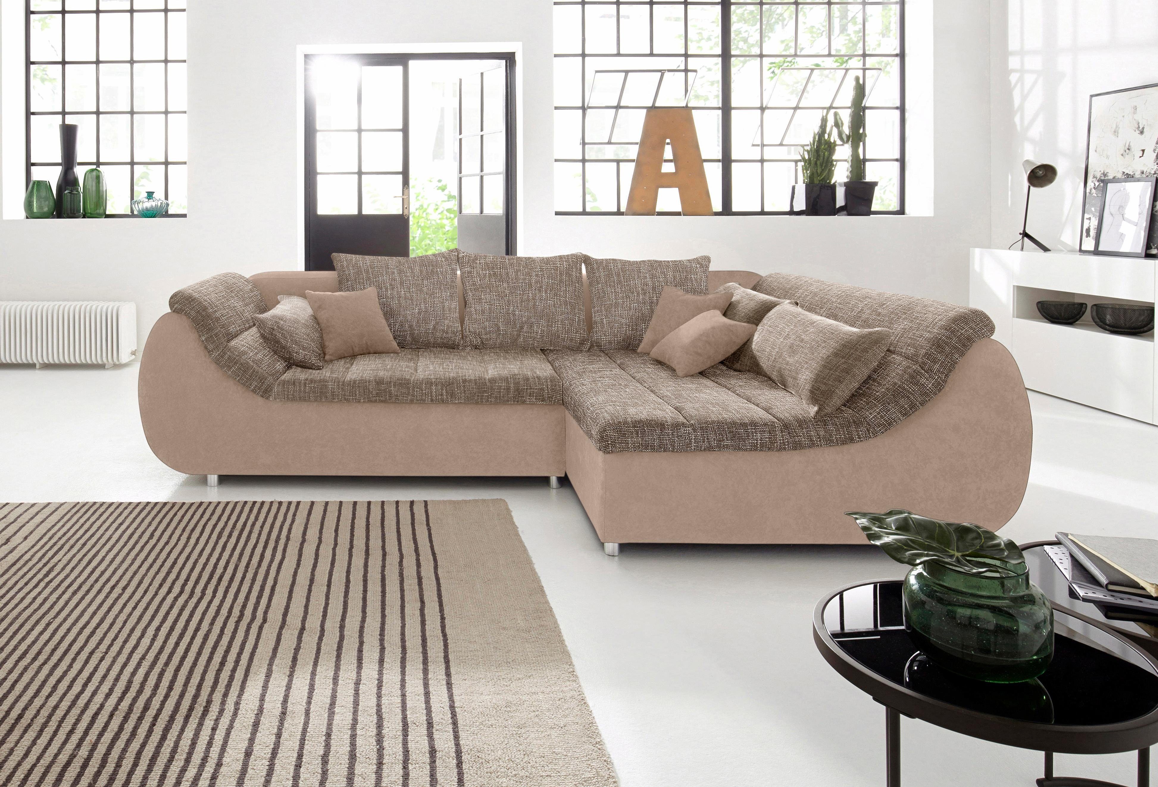 BENFORMATO CITY COLLECTION Hoekbank Milana optioneel met bedfunctie