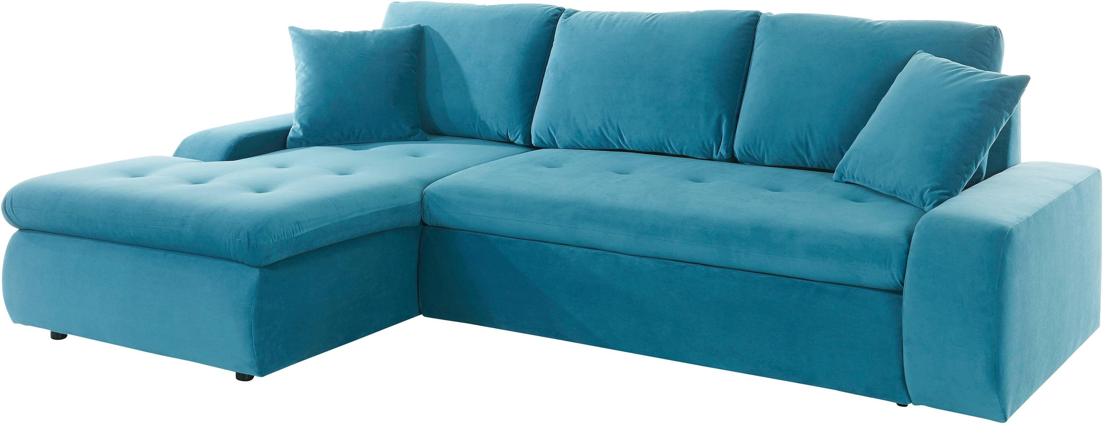 TRENDMANUFAKTUR Hoekbank Indie II, geweldige afwerking, comfortabel en aangenaam om op te zitten