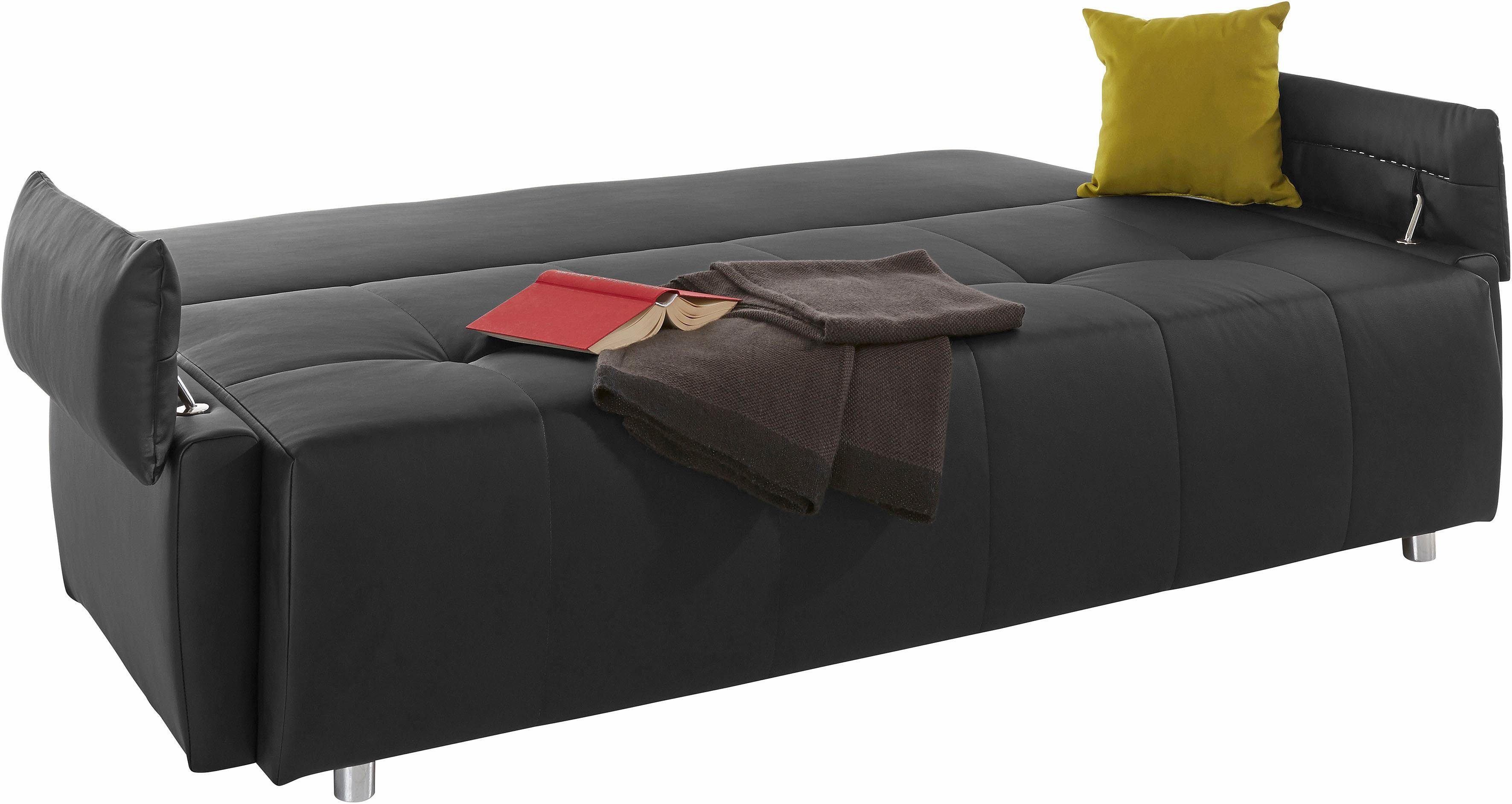 COLLECTION AB Slaapbank Funtastic met binnenvering, slaapfunctie, inclusief 2 rugkussens en 1 sierkussen