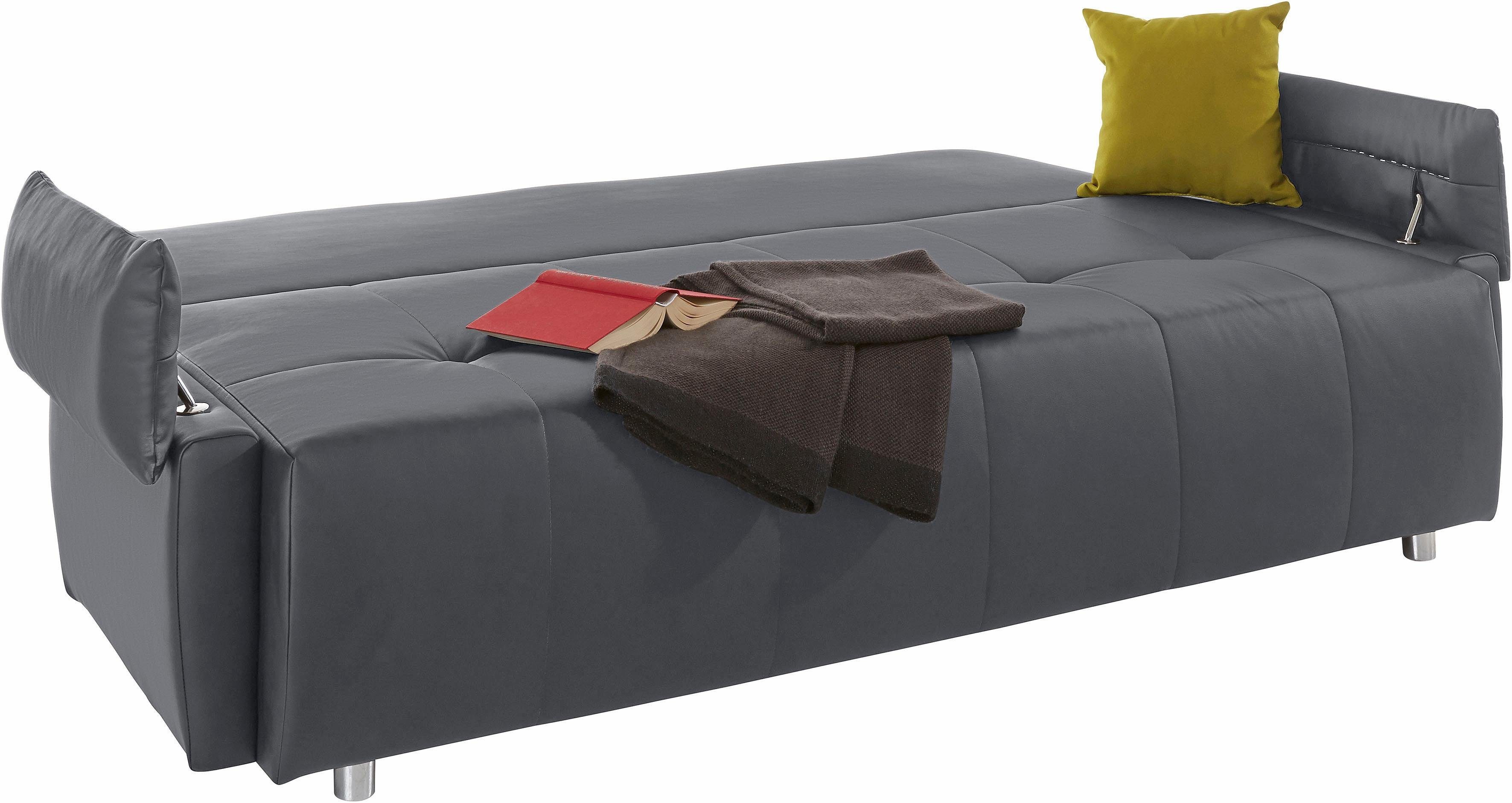 COLLECTION AB Slaapbank Funtastic met binnenvering, slaapfunctie, inclusief 2 rugkussens en 1 sierkussen