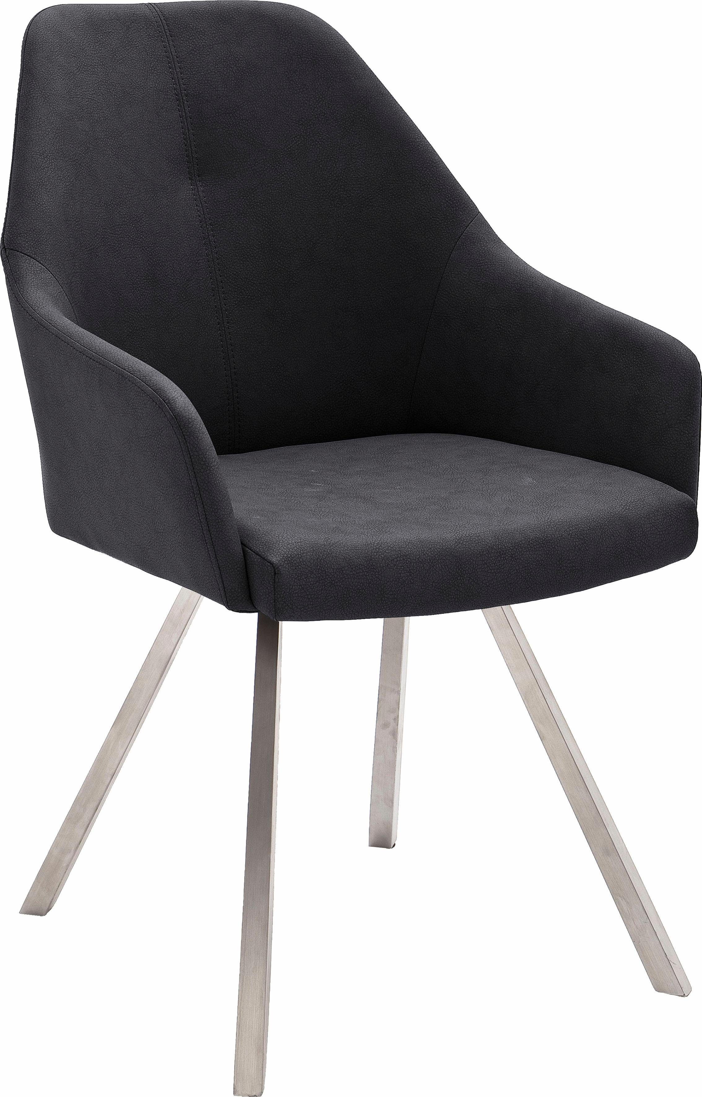 MCA furniture Stoel met 4 poten Madita A-hoekig Stoel belastbaar tot 140 Kg (2 stuks)