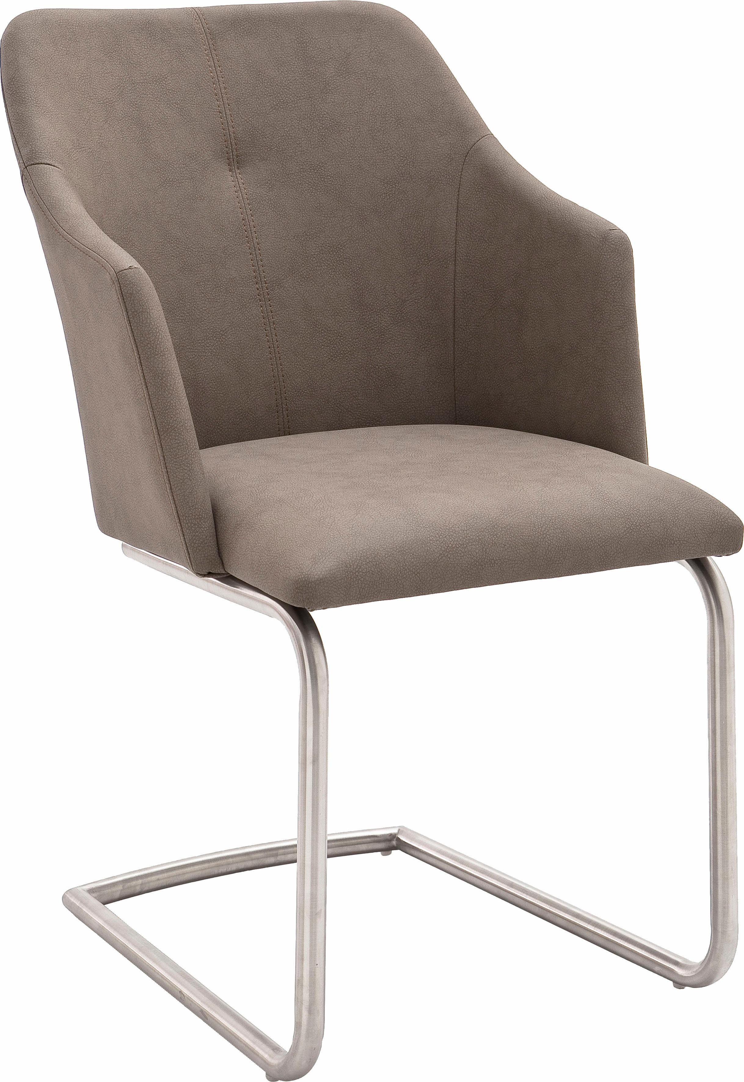 MCA furniture Eetkamerstoel Madita 4 voet stoel B-hoekig Stoel belastbaar tot max. 140 kg (2 stuks)
