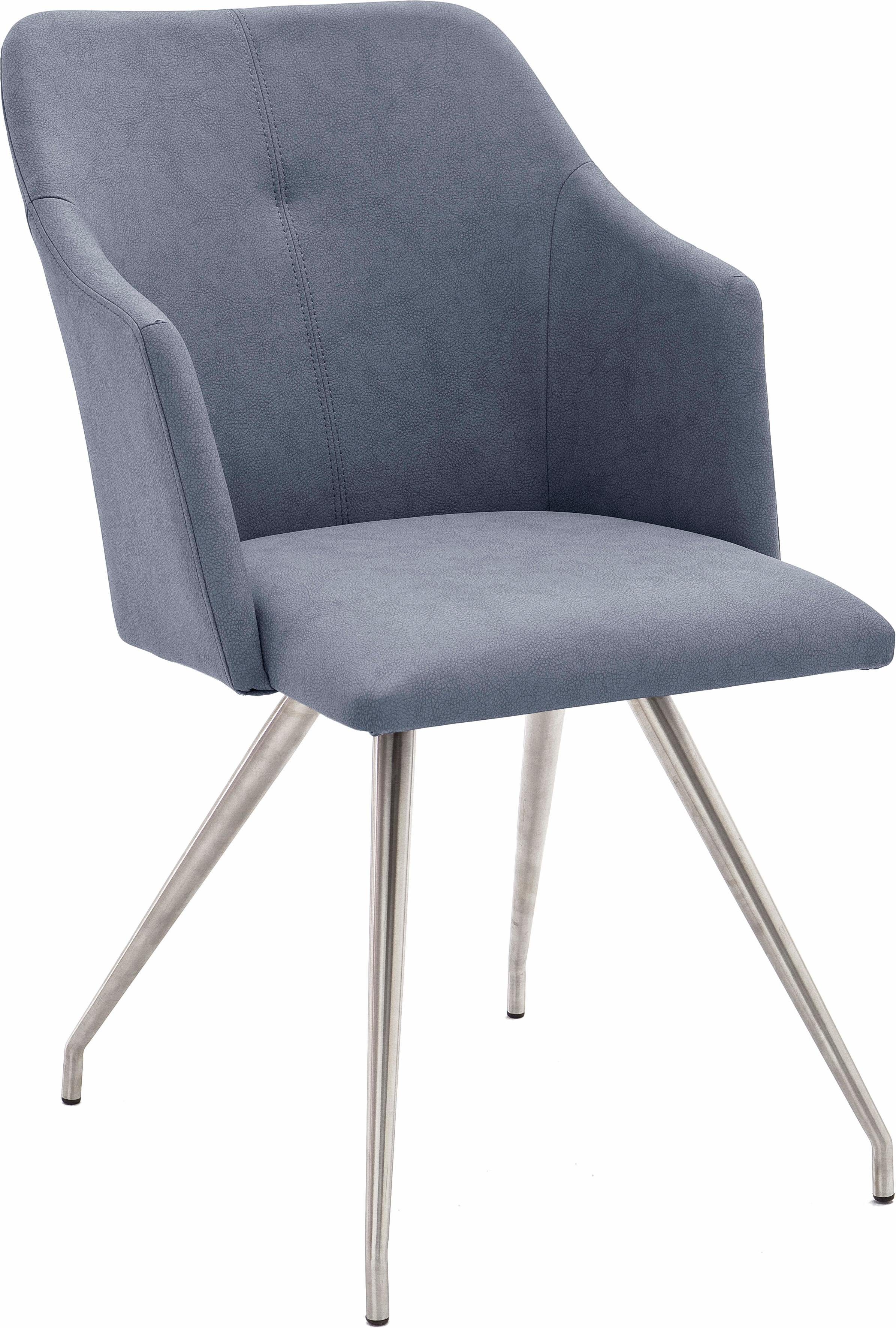 MCA furniture Eetkamerstoel Madita 4 voet stoel B-hoekig Stoel belastbaar tot max. 140 kg (set, 2 stuks)
