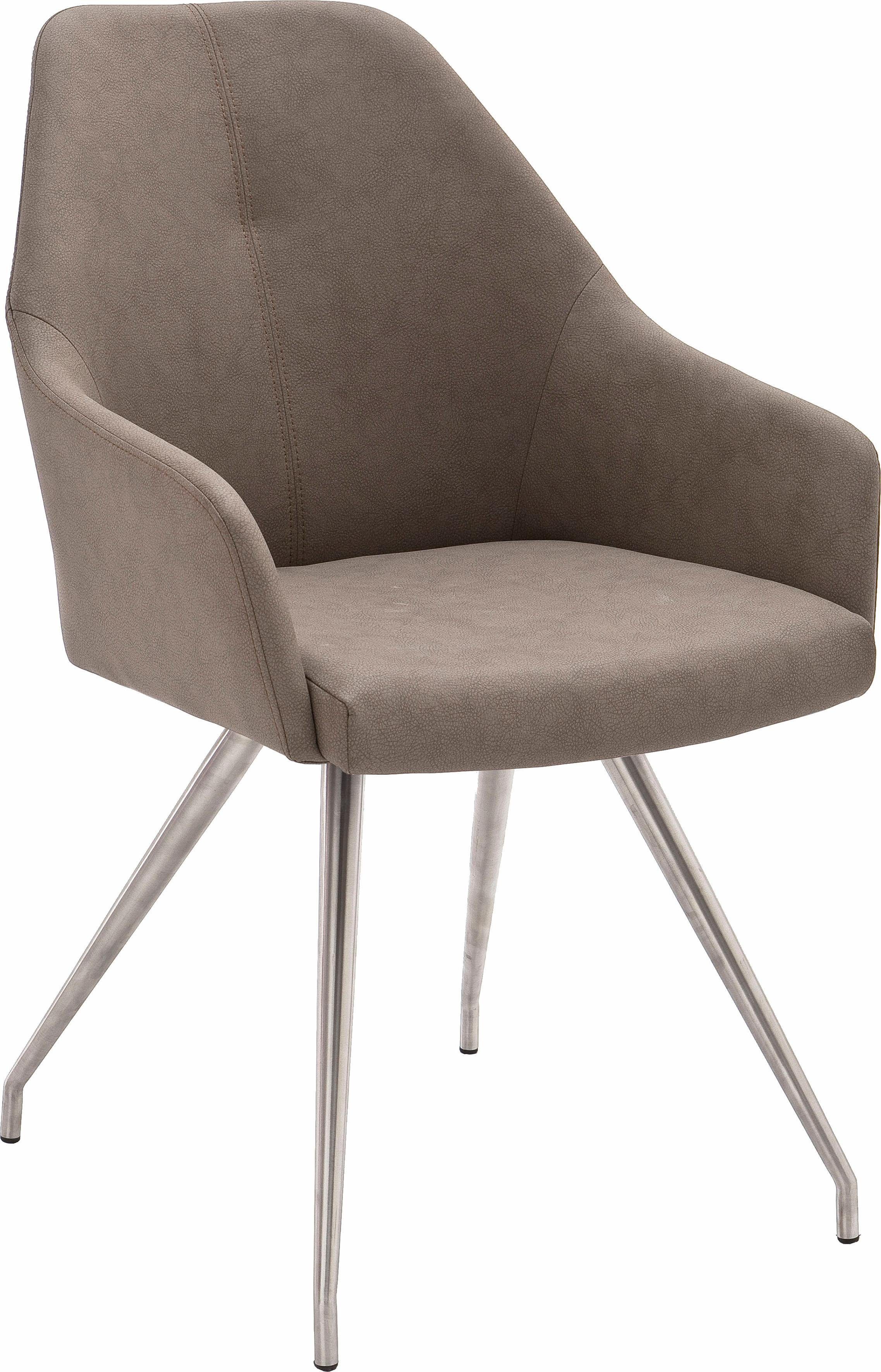 MCA furniture Stoel met 4 poten Madita A-ovaal Stoel belastbaar tot 140 Kg (2 stuks)
