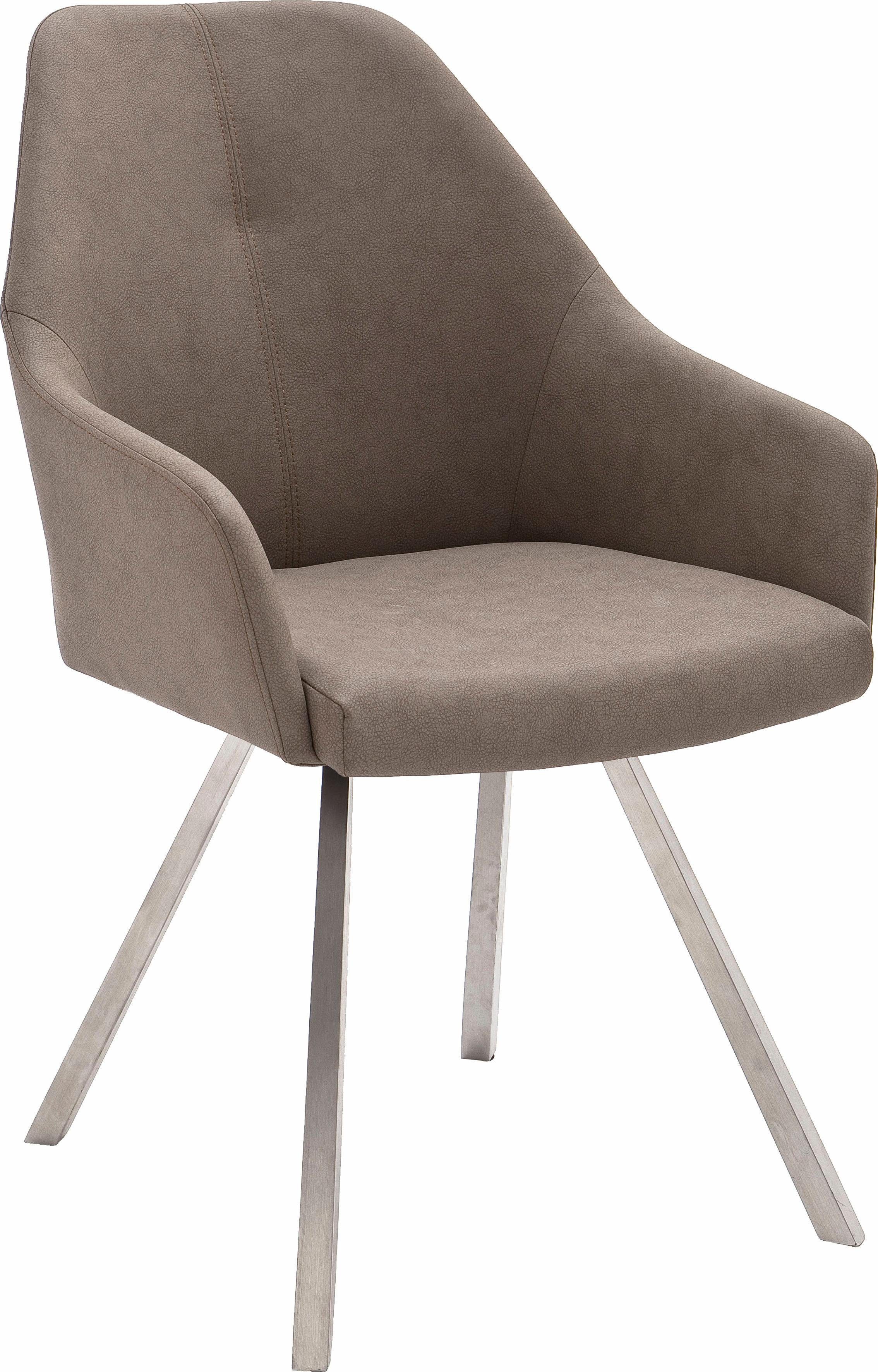 MCA furniture Stoel met 4 poten Madita A-hoekig Stoel belastbaar tot 140 Kg (2 stuks)
