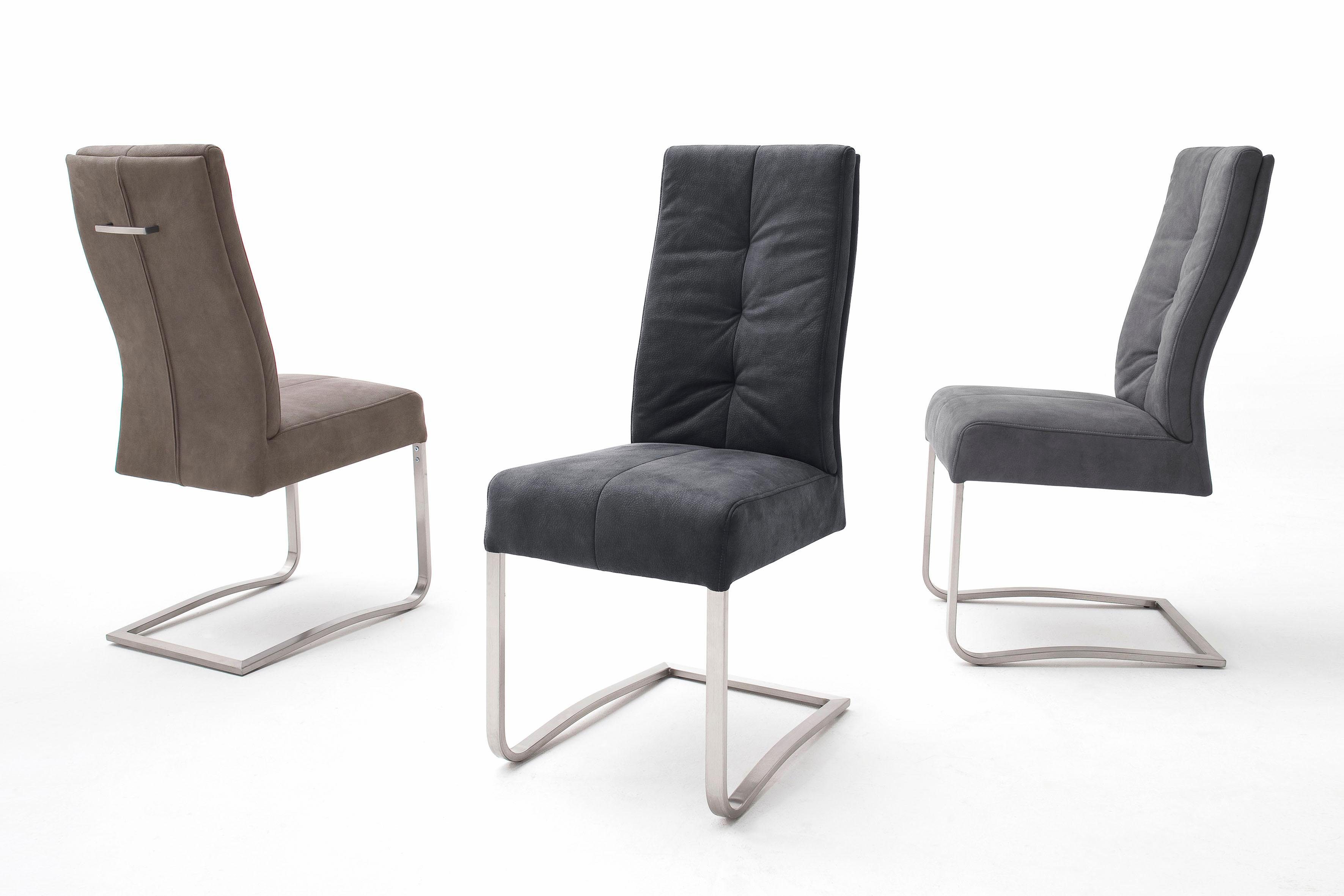 MCA furniture Eetkamerstoel Salva sledestoel 1 met pocketvering, belastbaar tot max. 120 kg (2 stuks)