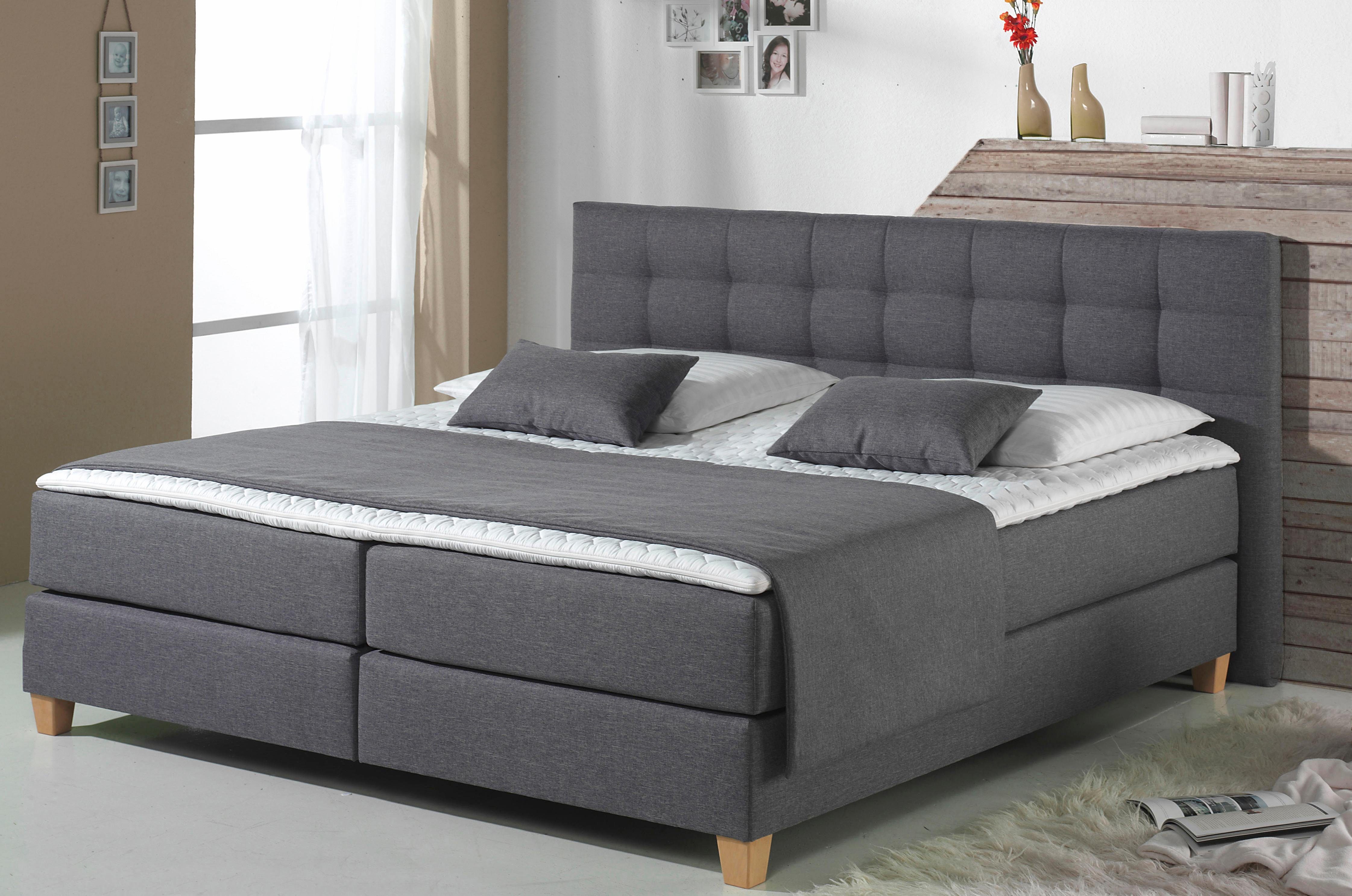 Home affaire Boxspring Tommy XXL in extra lang 220 cm, met topmatras, 3 uitvoeringen, 4 breedten