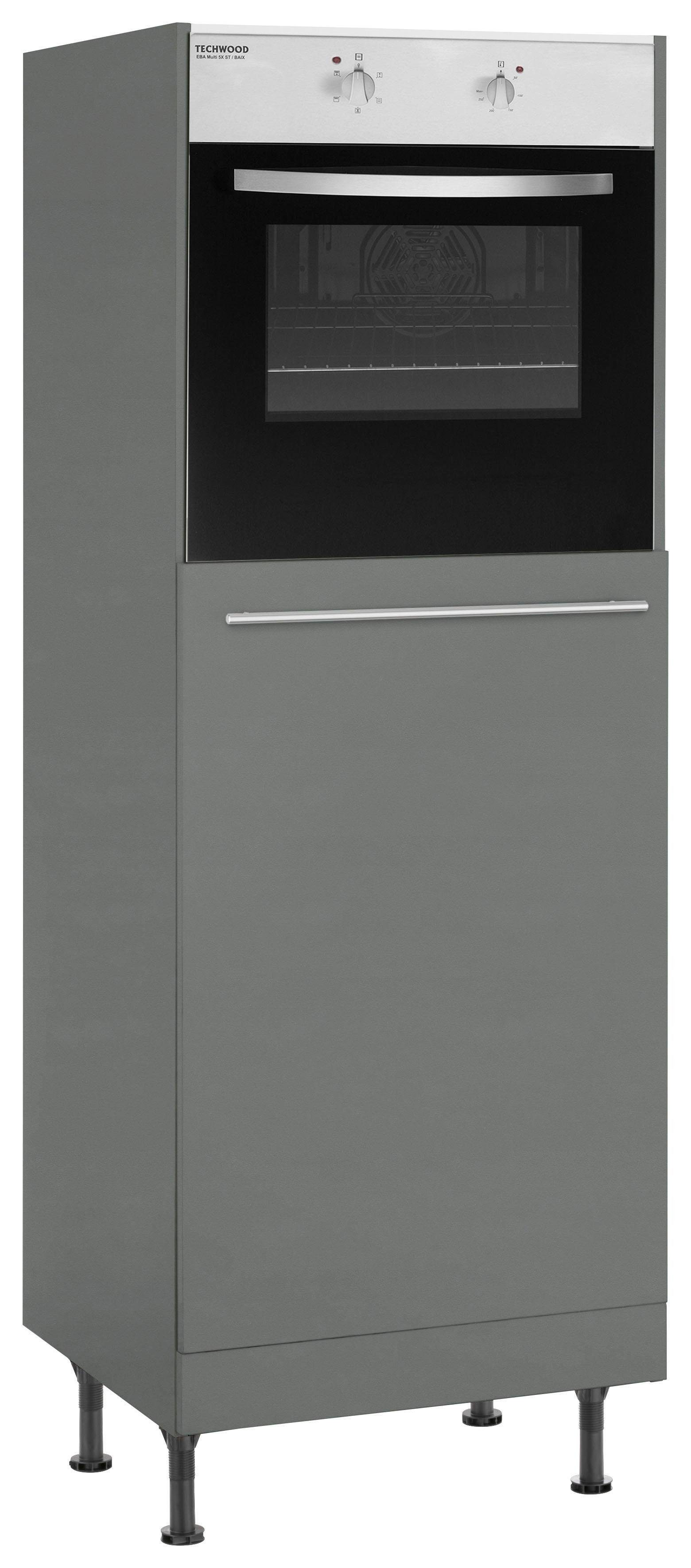 OPTIFIT Ovenombouwkast Bern 60 cm breed, 176 cm hoog, in hoogte verstelbare stelpootjes, met metalen greep