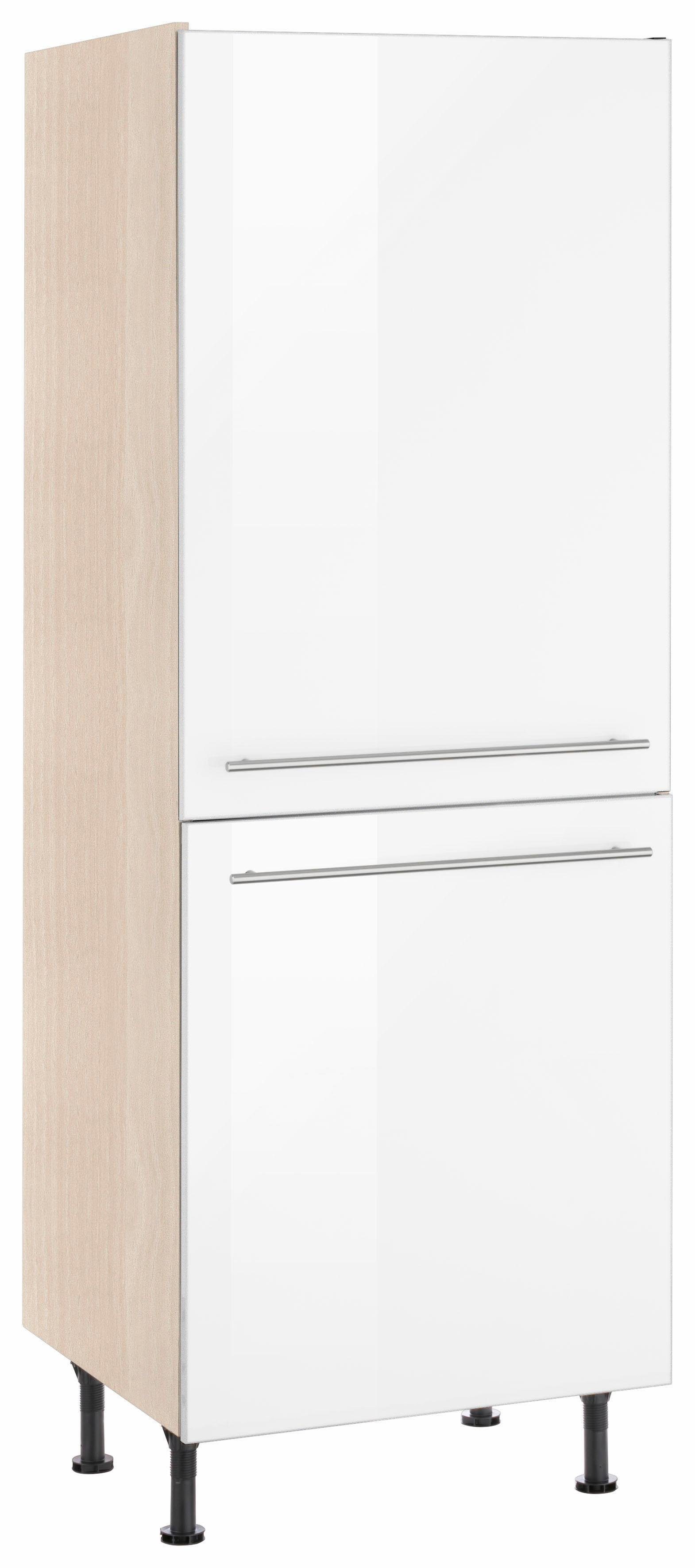 OPTIFIT Hoge kast Bern 60 cm breed, 176 cm hoog, met in hoogte verstelbare stelpoten hoge kasten wit