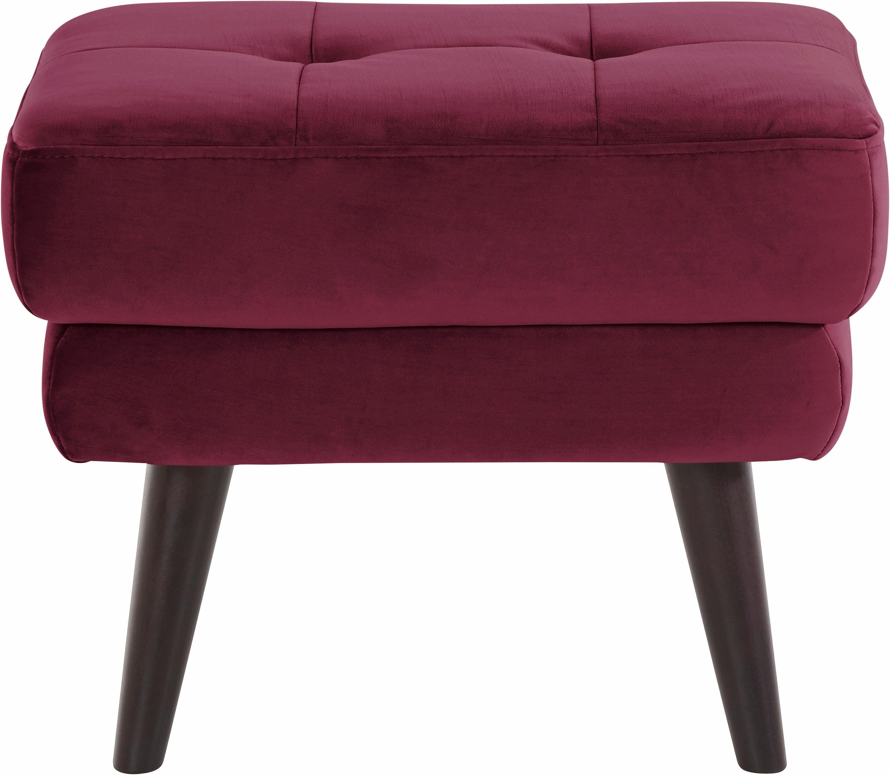 andas Hocker Hemmink met knoopstiksels