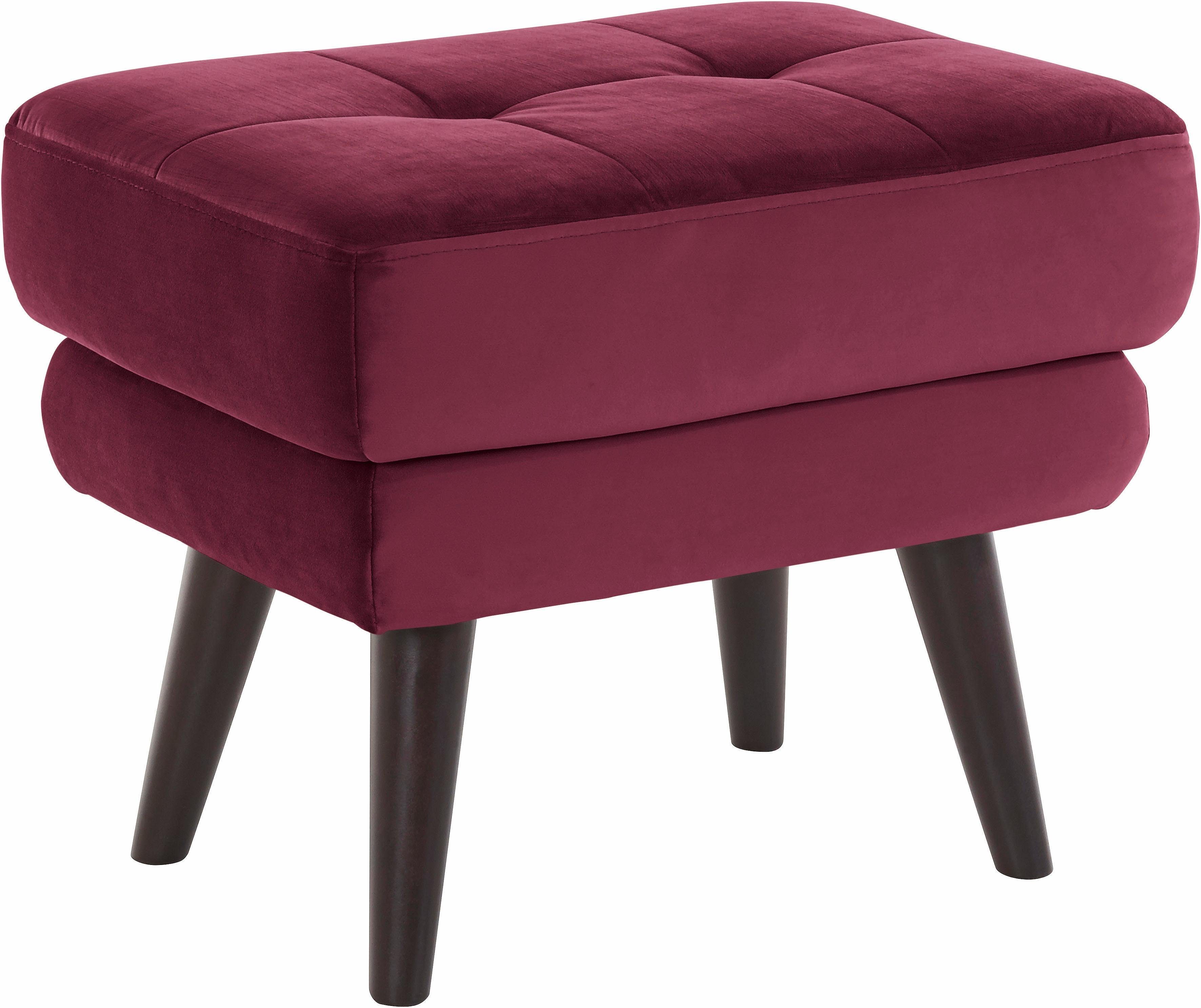 andas Hocker Hemmink met knoopstiksels
