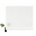 my home vouwgordijn jay transparant, voile, polyester (1 stuk) wit