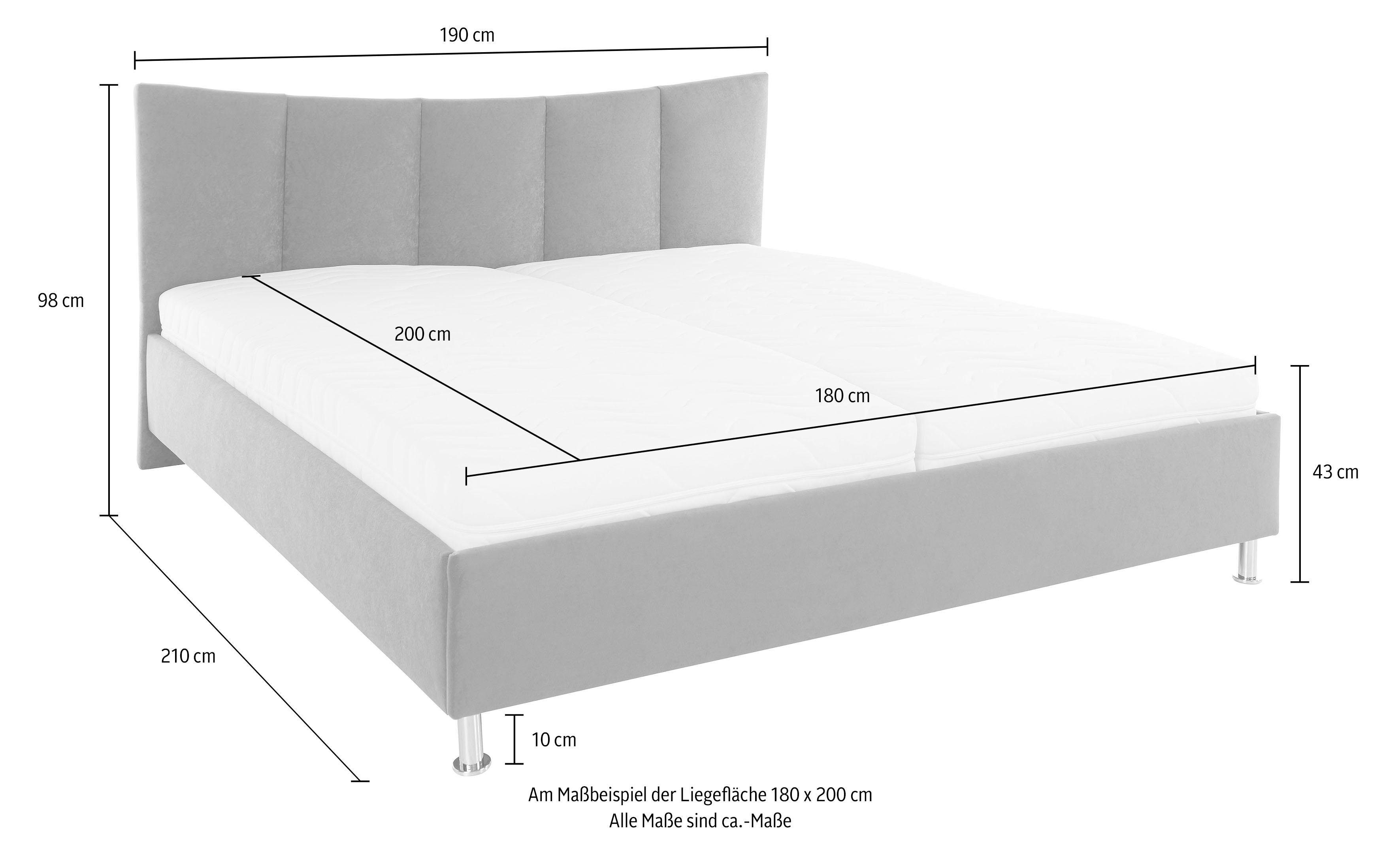 Westfalia Polsterbetten Gestoffeerd bed