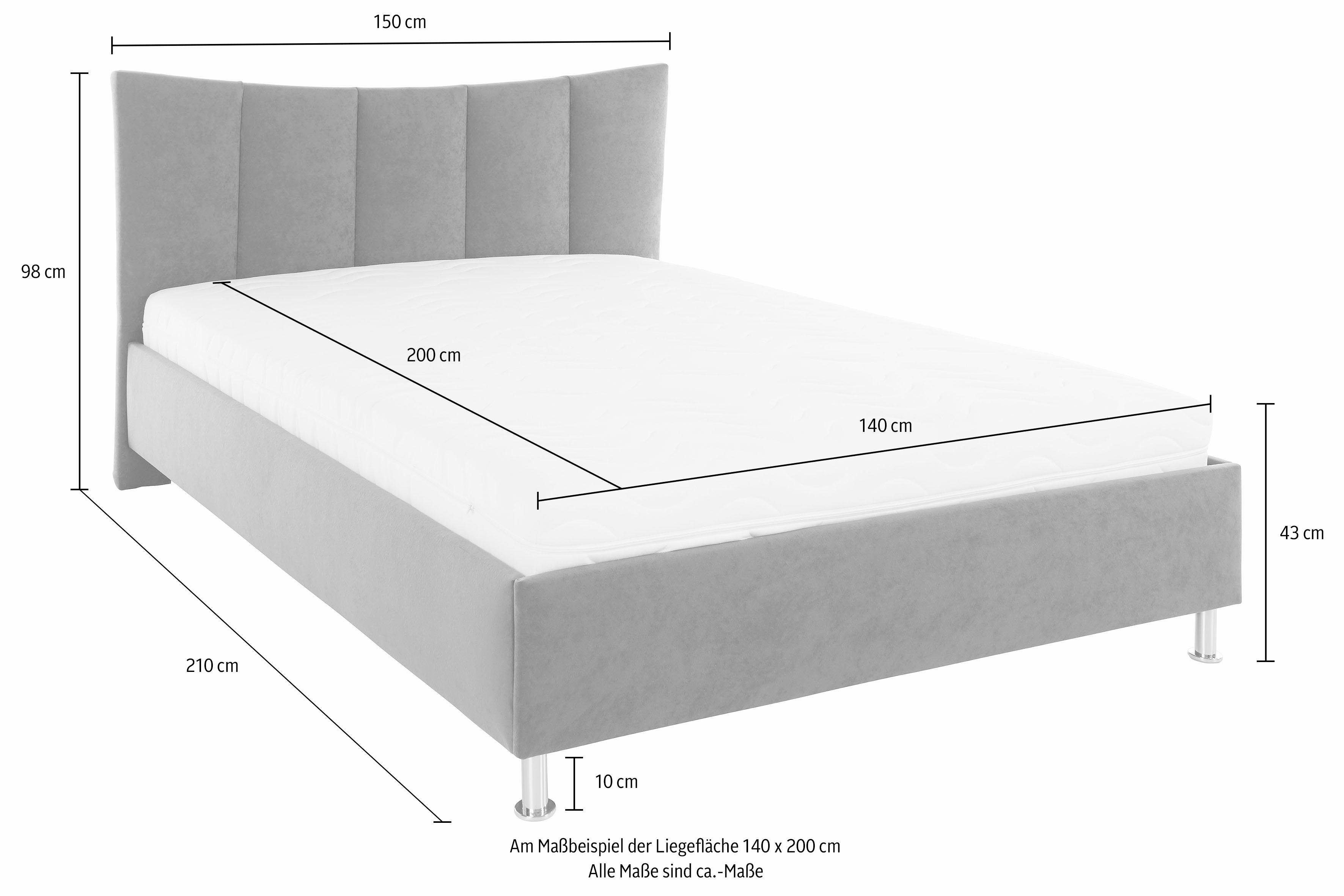 Westfalia Polsterbetten Gestoffeerd bed
