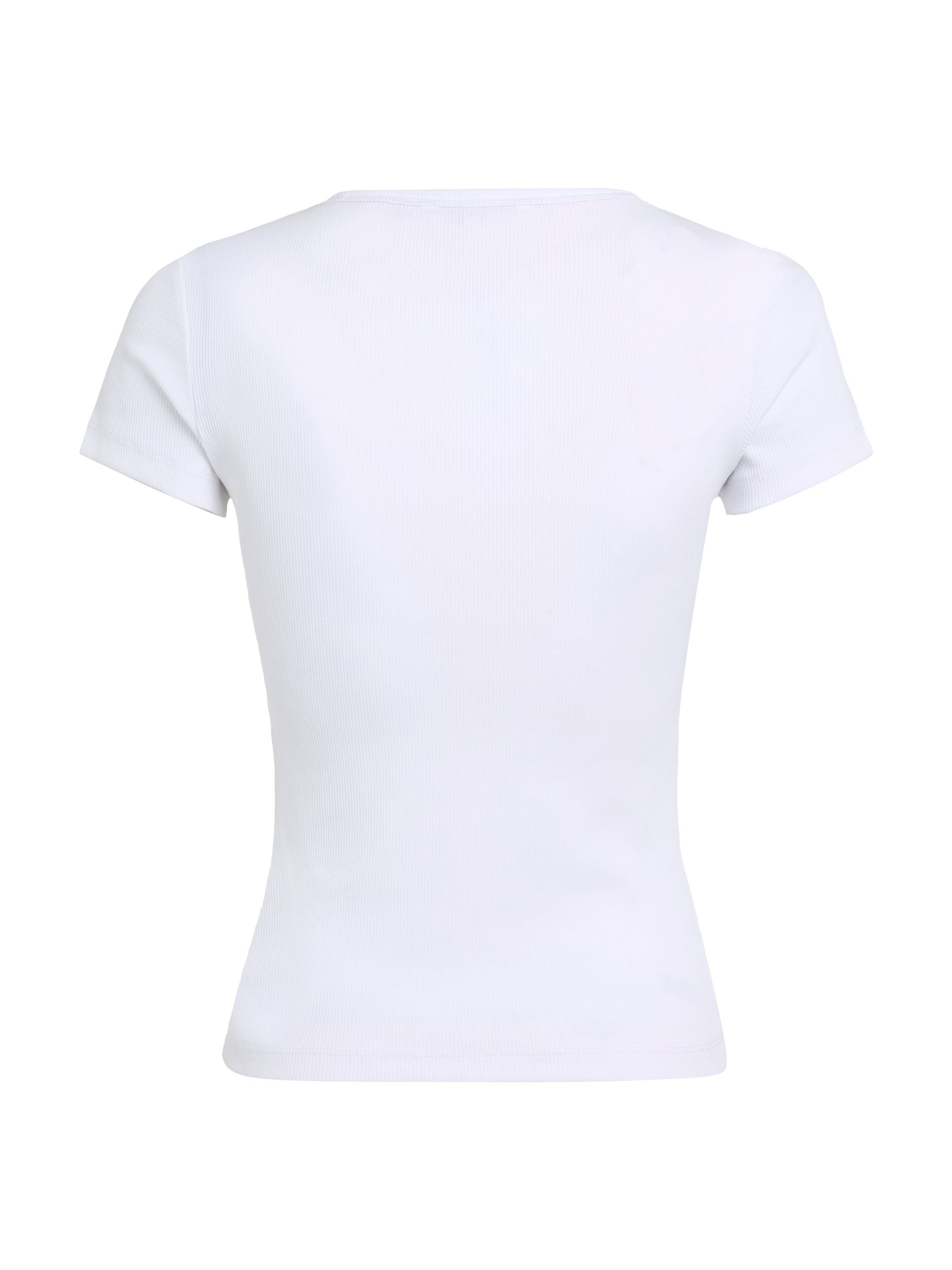 TOMMY JEANS T-shirt TJW SLIM BADGE RIB TEE