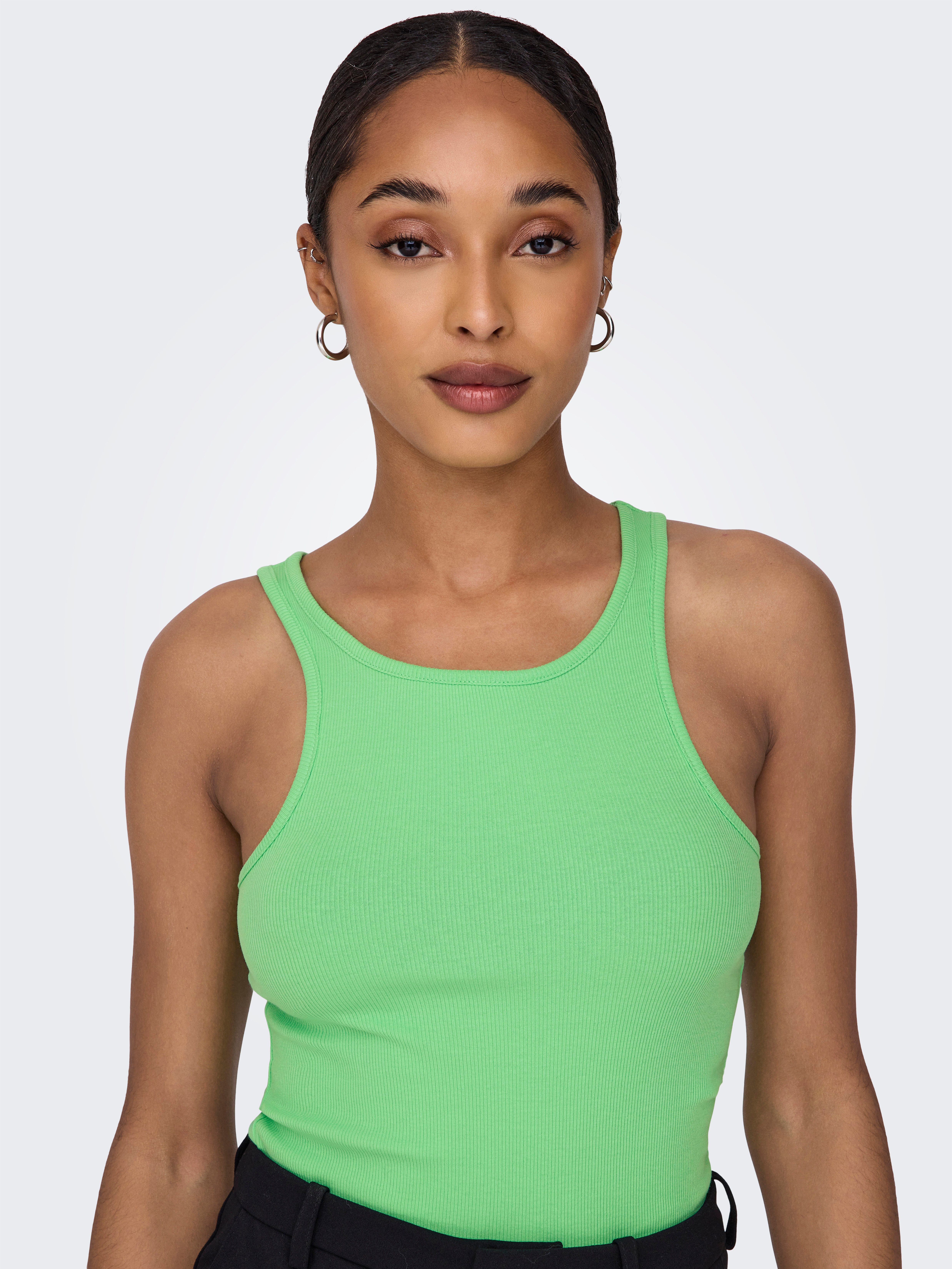 Only Geribde tanktop ONLKENYA RIB TANK TOP JRS NOOS
