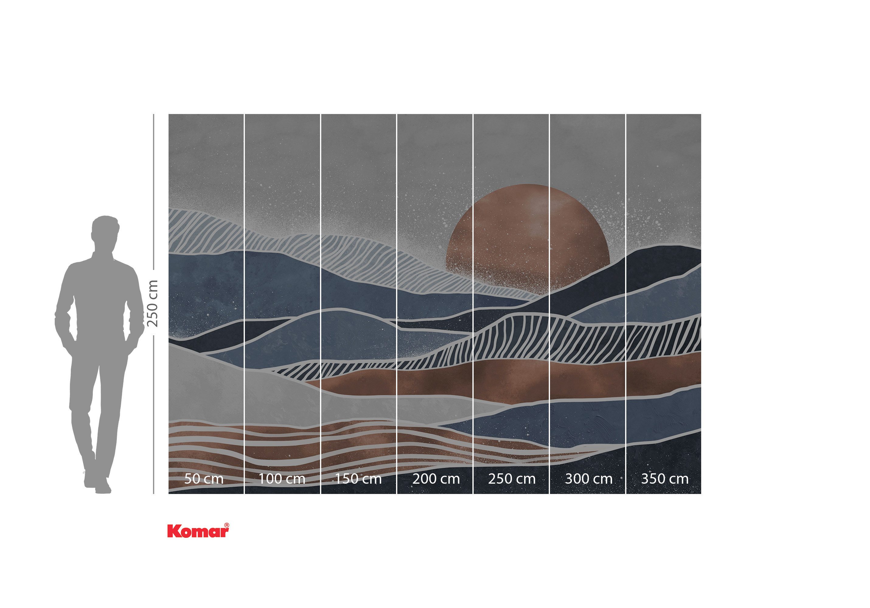 Komar Fotobehang Komar vlies fotobehang - Sandland - maat 350 x 250 cm (set)